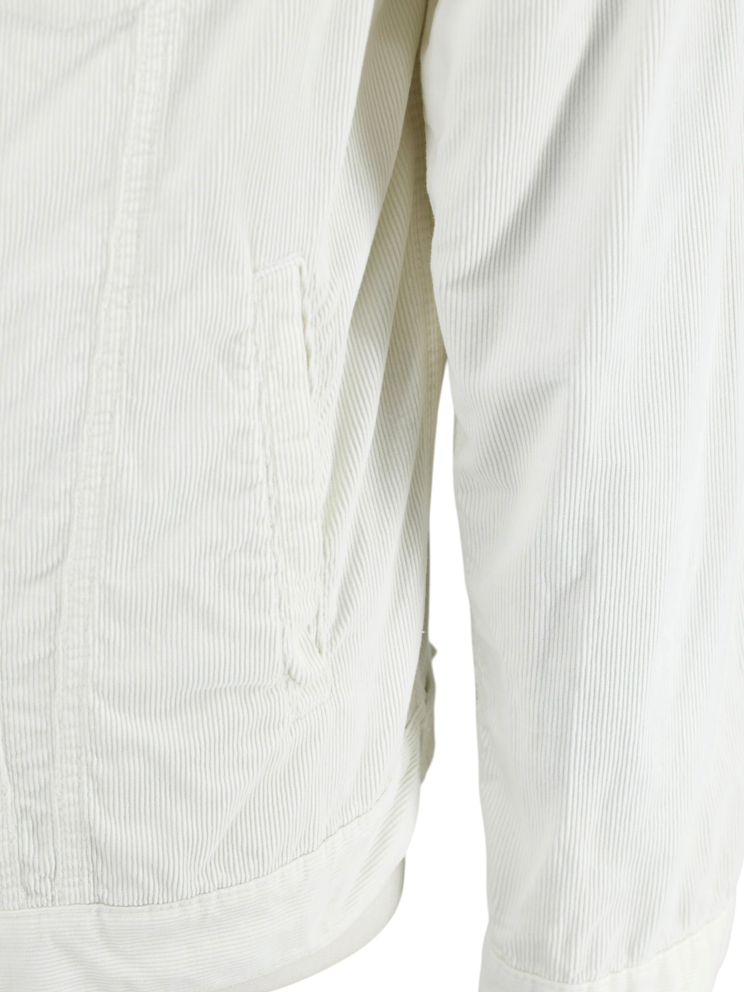 Brunello Cucinelli Offwhite Cotton-Corduroy Casual Jacket