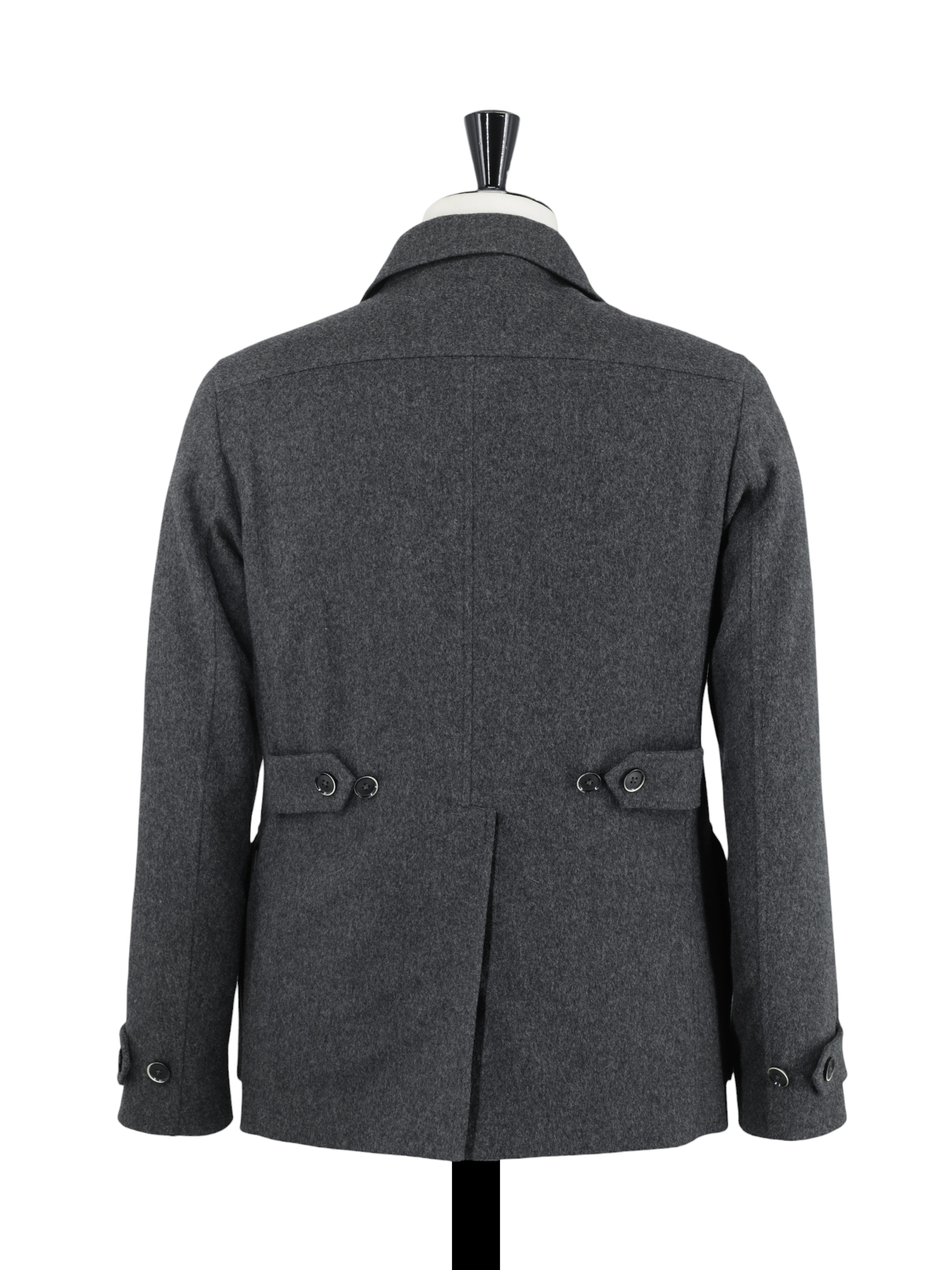 Caruso Grey Wool-Flannel Sartorial Fieldjacket