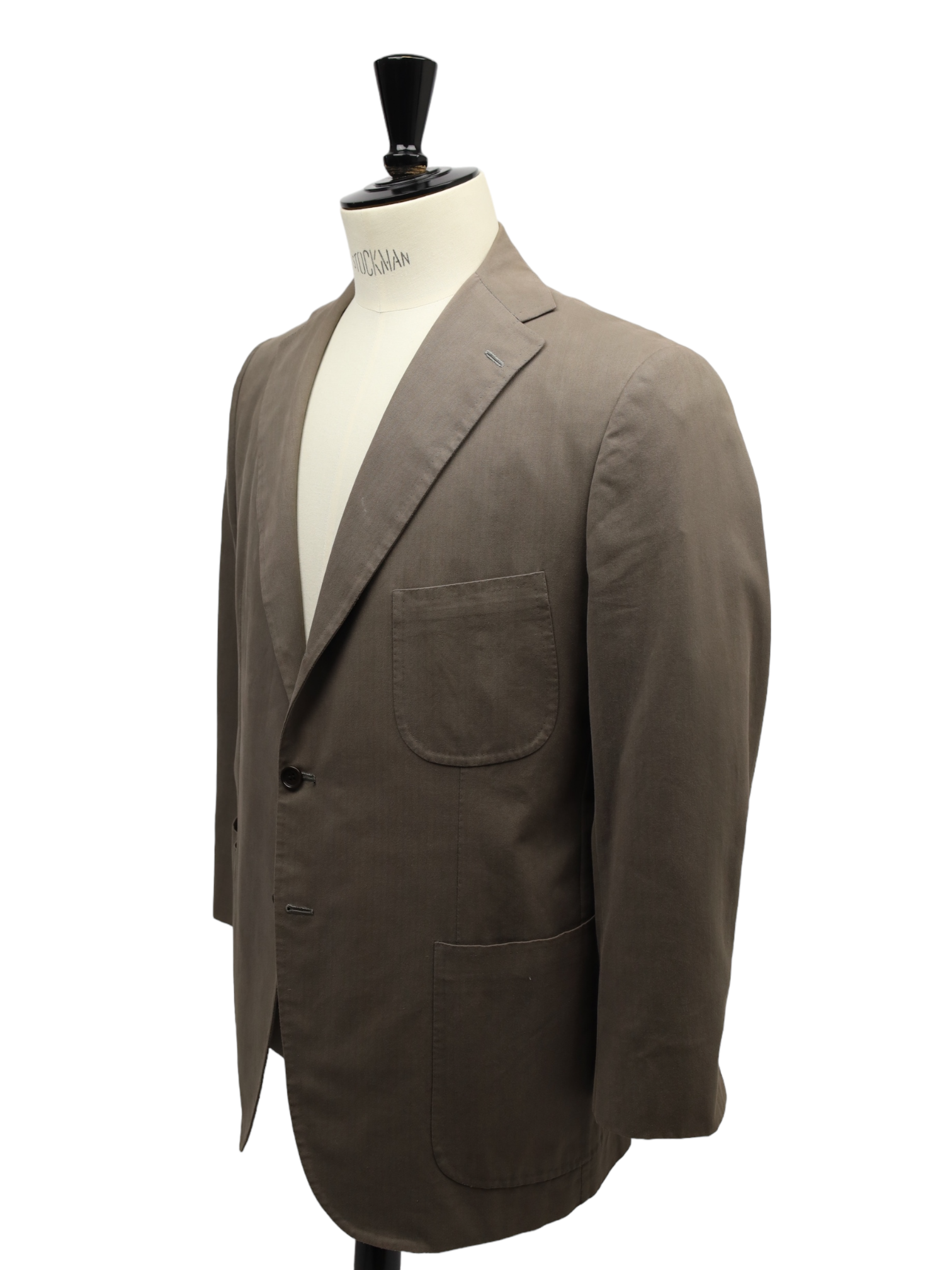 Kiton Brown Cotton Summer Suit
