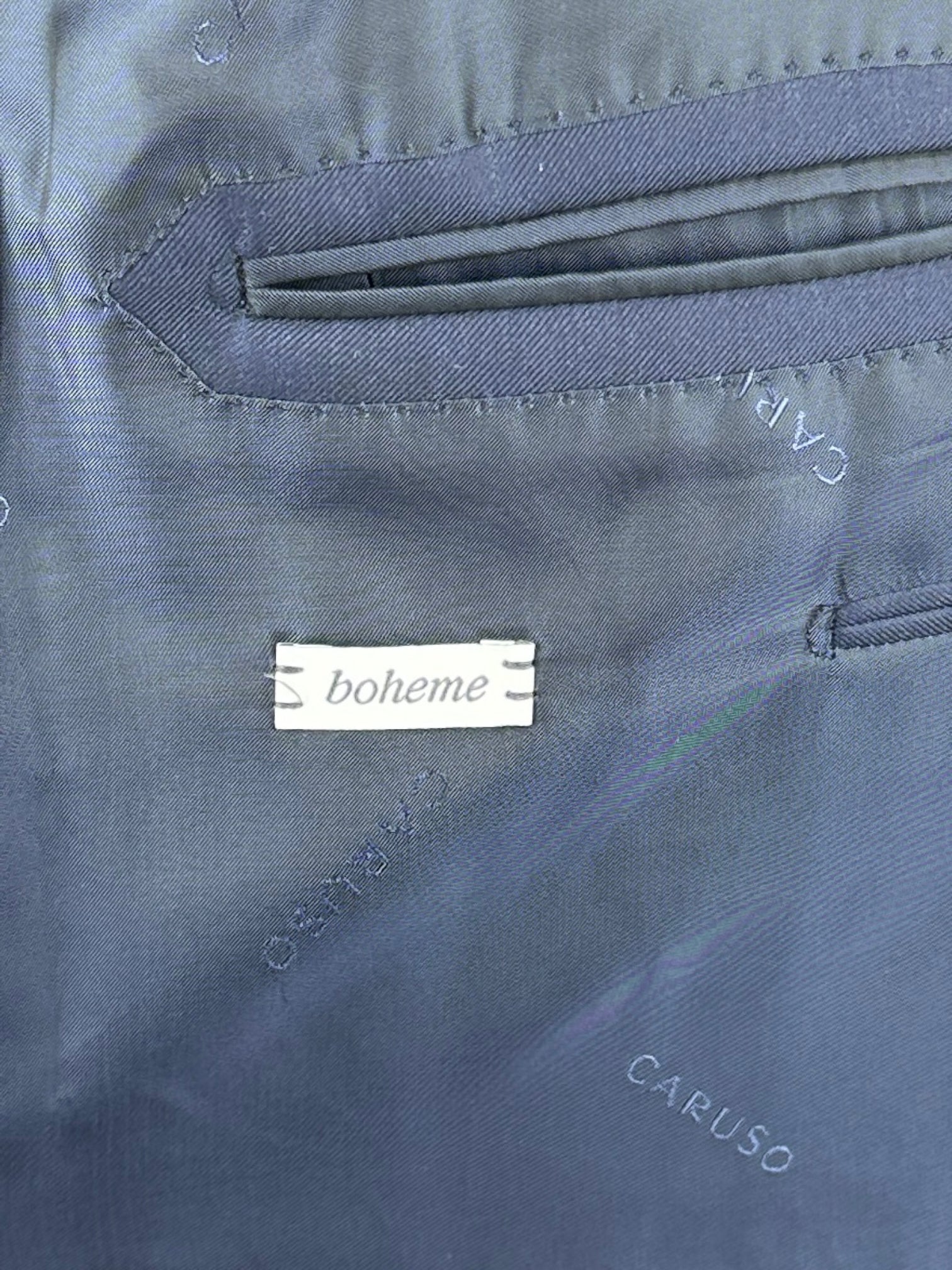 Caruso Navy Boheme Suit + Extra Trousers