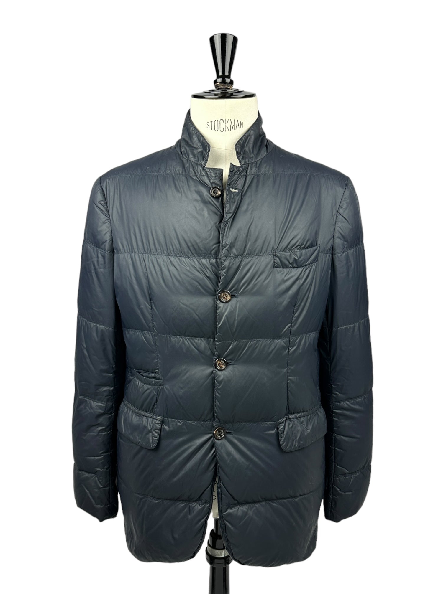 Brunello Cucinelli Blue Goose-Down Windbreaker