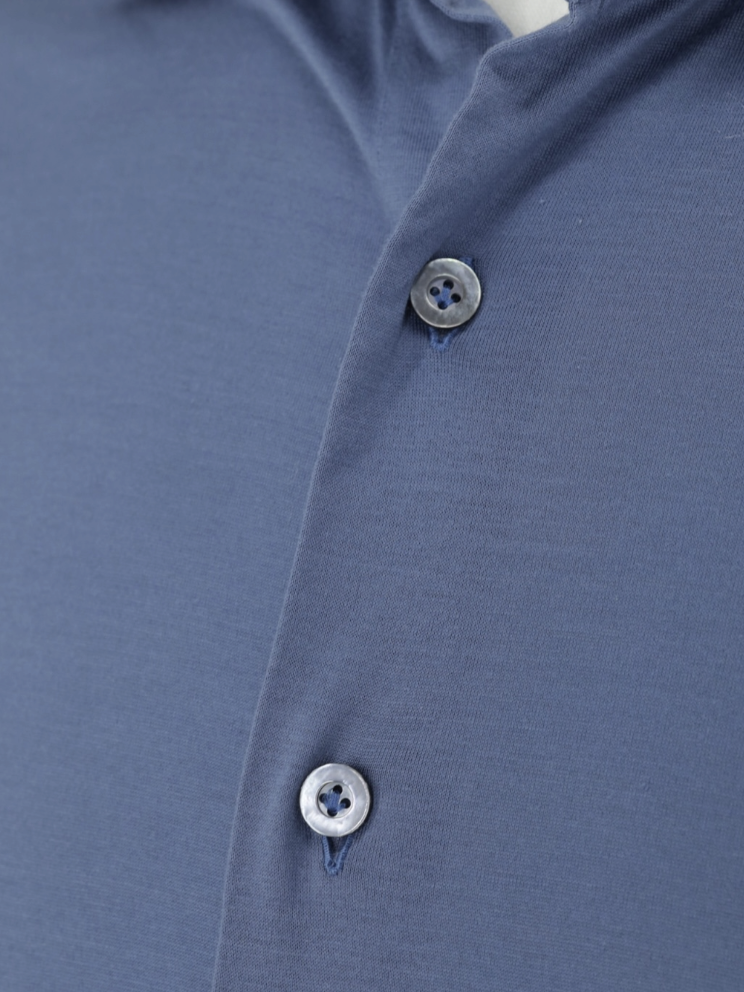 Fray Celestial Blue Mercerized-Cotton Jersey "Gabriel" Shirt