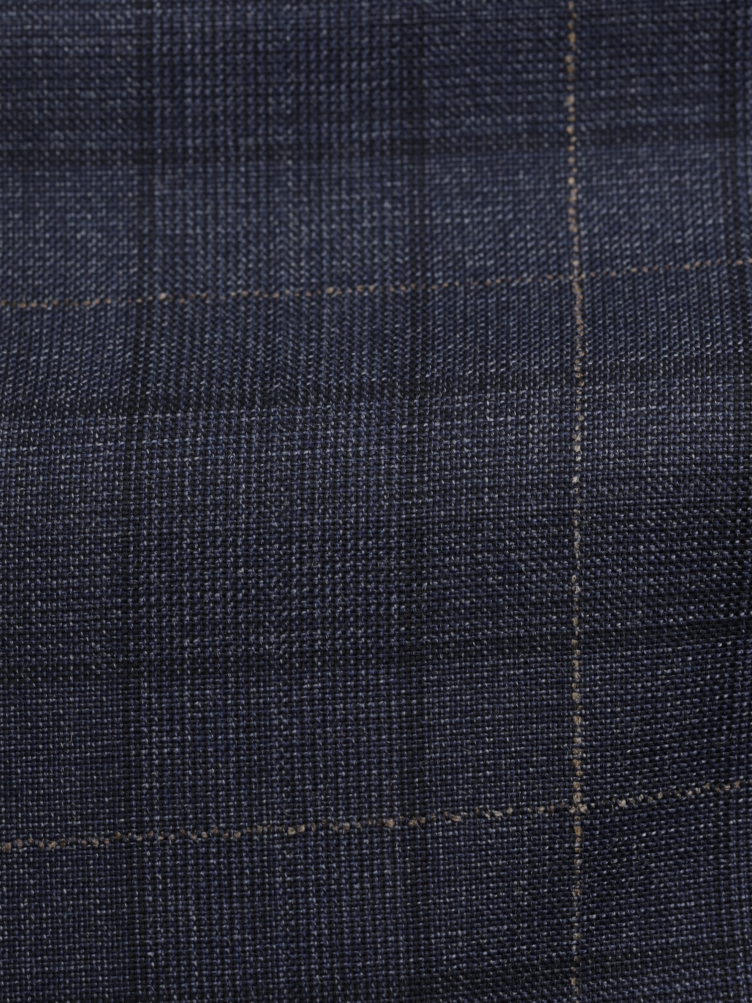 Corneliani Steel Grey & Bronze Super 130's Windowpane Academy Suit
