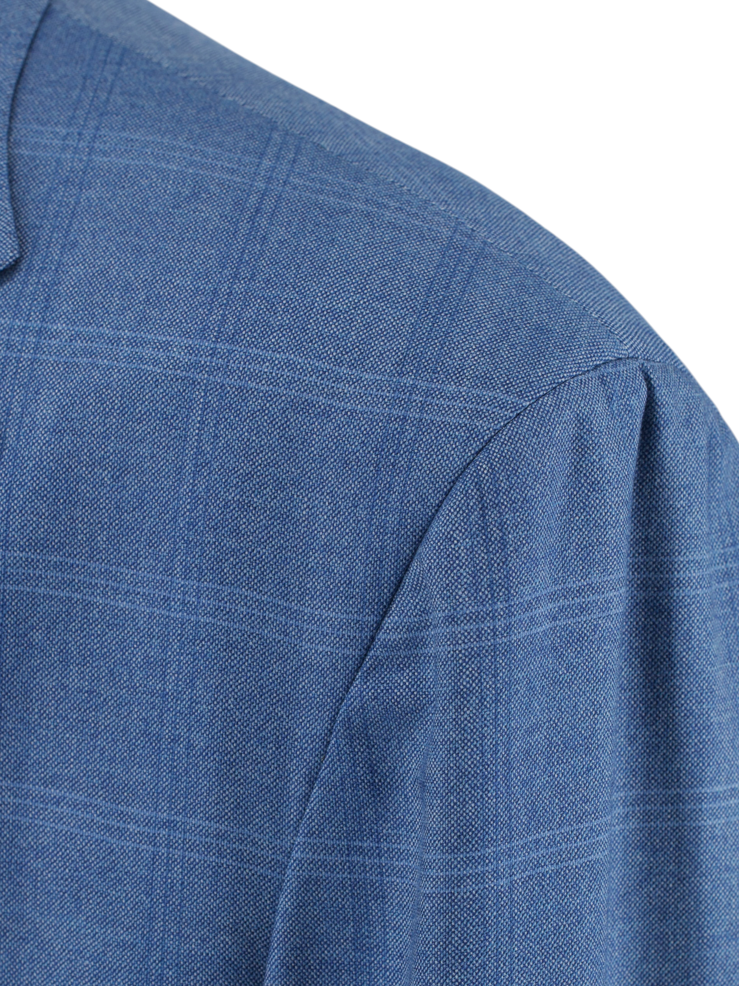 Brioni Light Blue Fine-Wool Windowpane Palatino Jacket