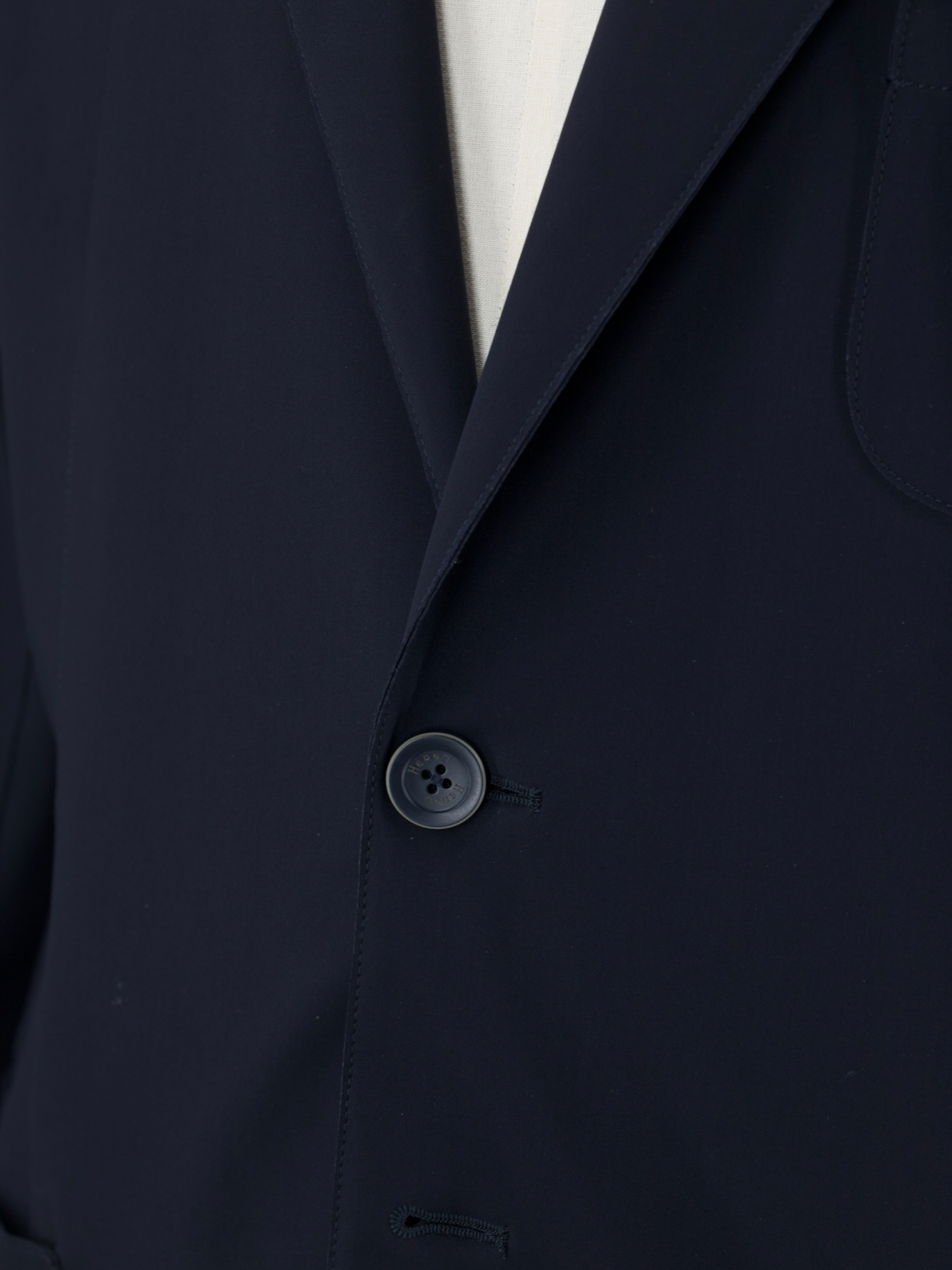 Herno Navy Stretch-Scuba Comfort Jacket