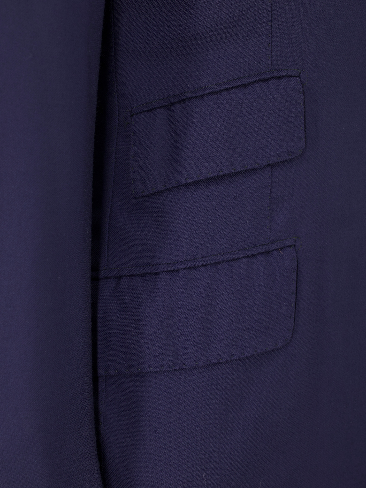 Cesare Attolini Navy Lightweight Cashmere Twill Jacket