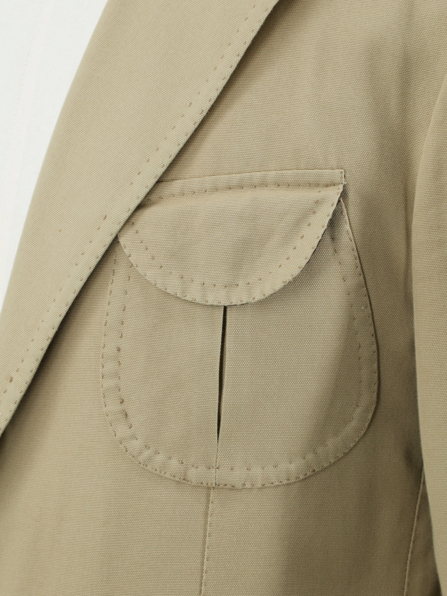 Orazio Luciano Beige Pure-Cotton Sartorial-Safari Jacket