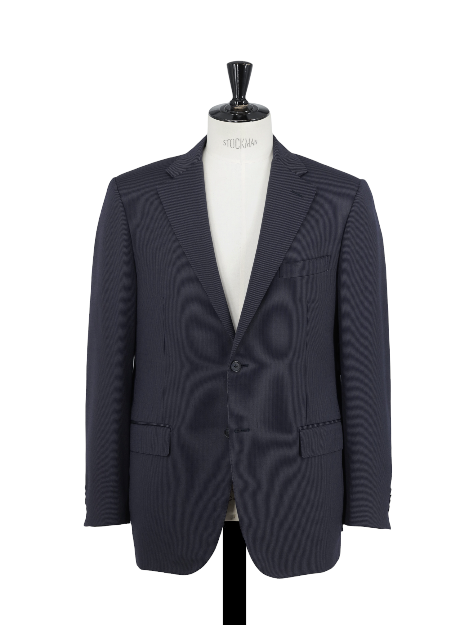 Corneliani Navy Super 110's Micro-Pinstripe Leader Suit