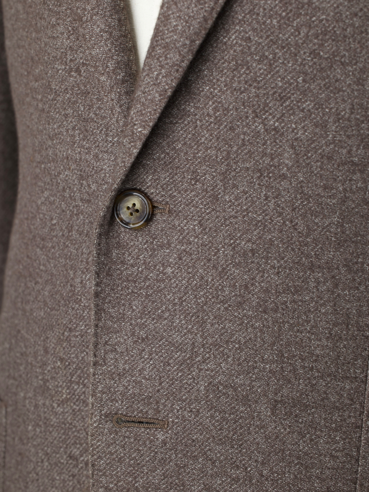 Corneliani Brown Wool, Cotton, Angora & Cashgora Country Jacket