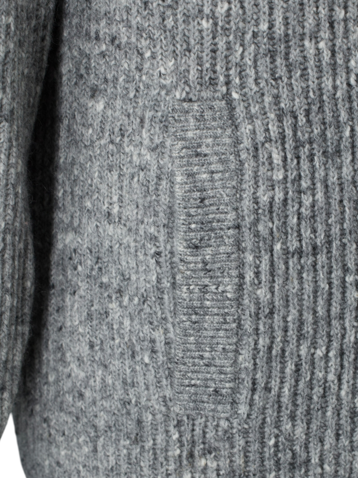 Brunello Cucinelli Grey Wool, Cashmere & Stretch Bouclé Cardigan
