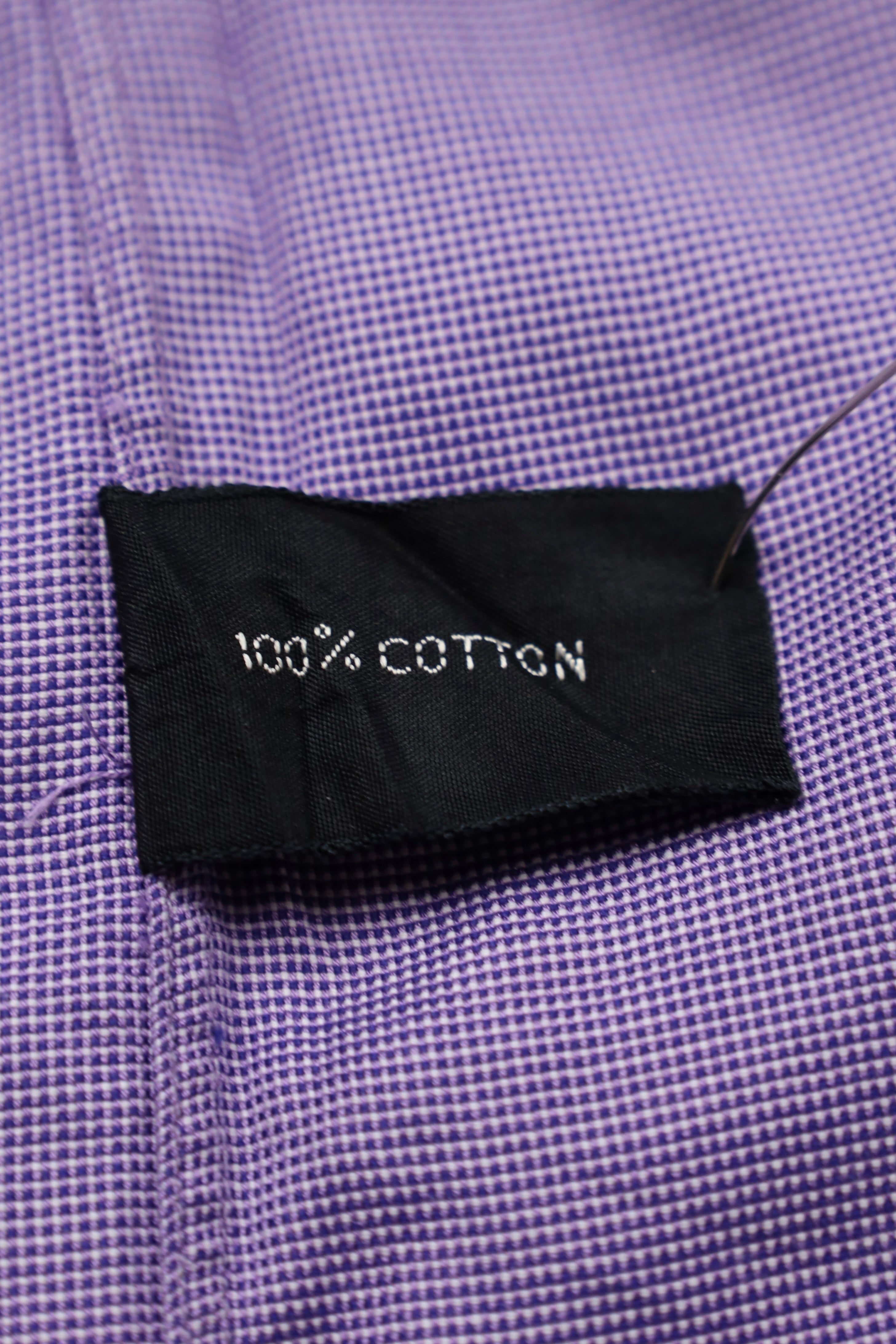 Tom Ford Lilac Micro-Pattern Shirt