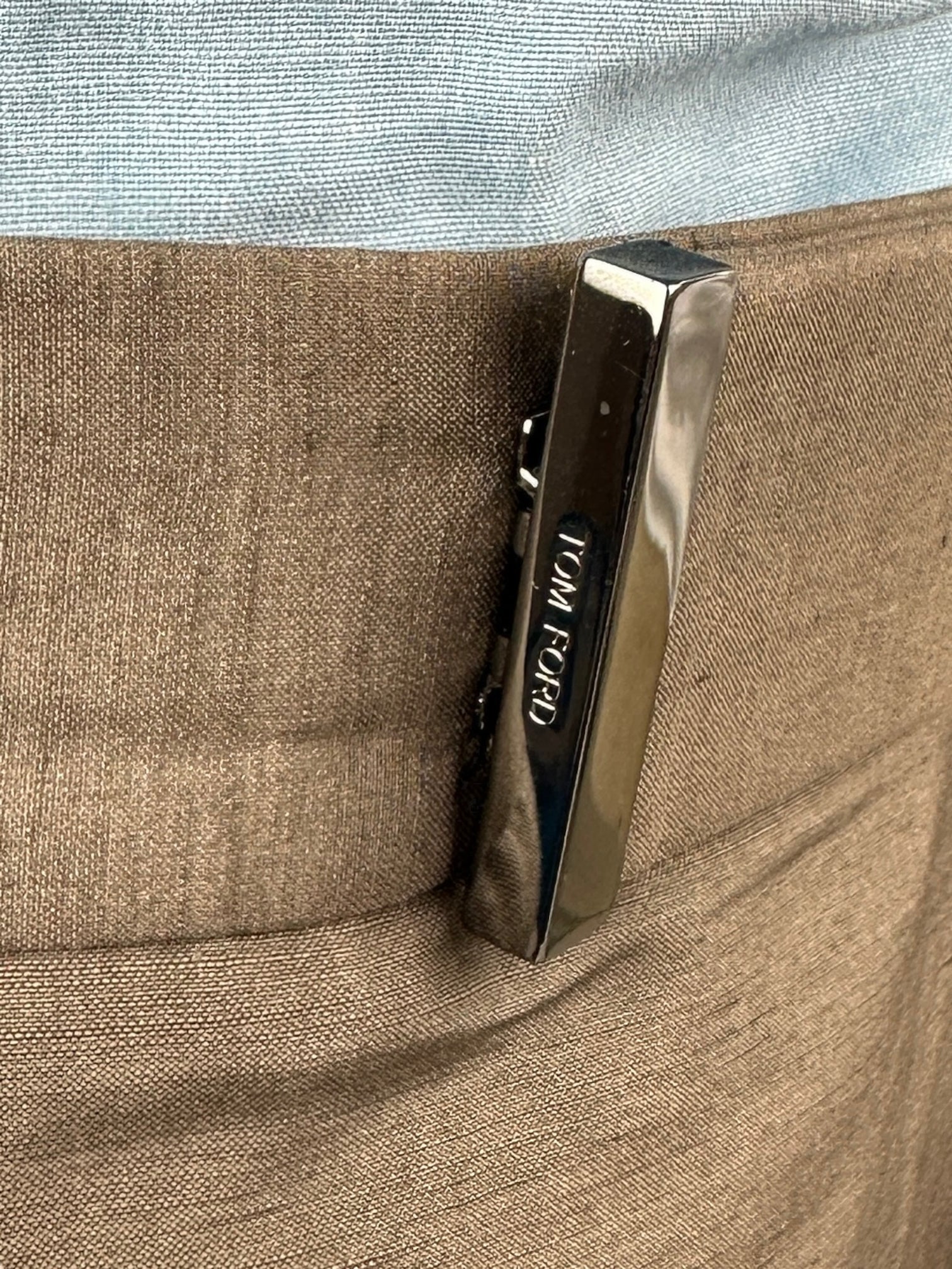 Tom Ford Atticus Taupe Silk & Linen Suit