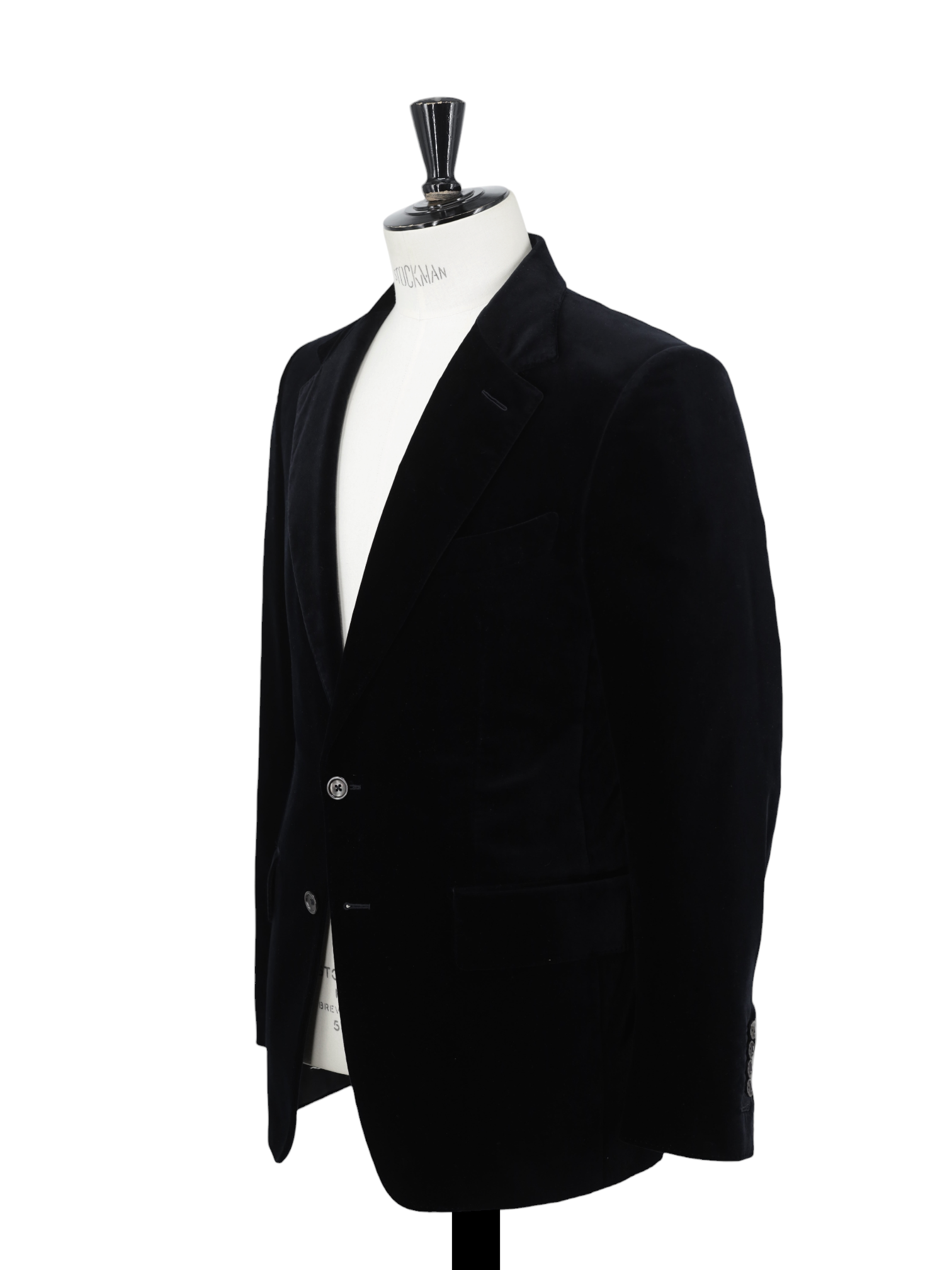 Tom Ford Black Iconic Pure Cotton-Velvet Windsor Jacket
