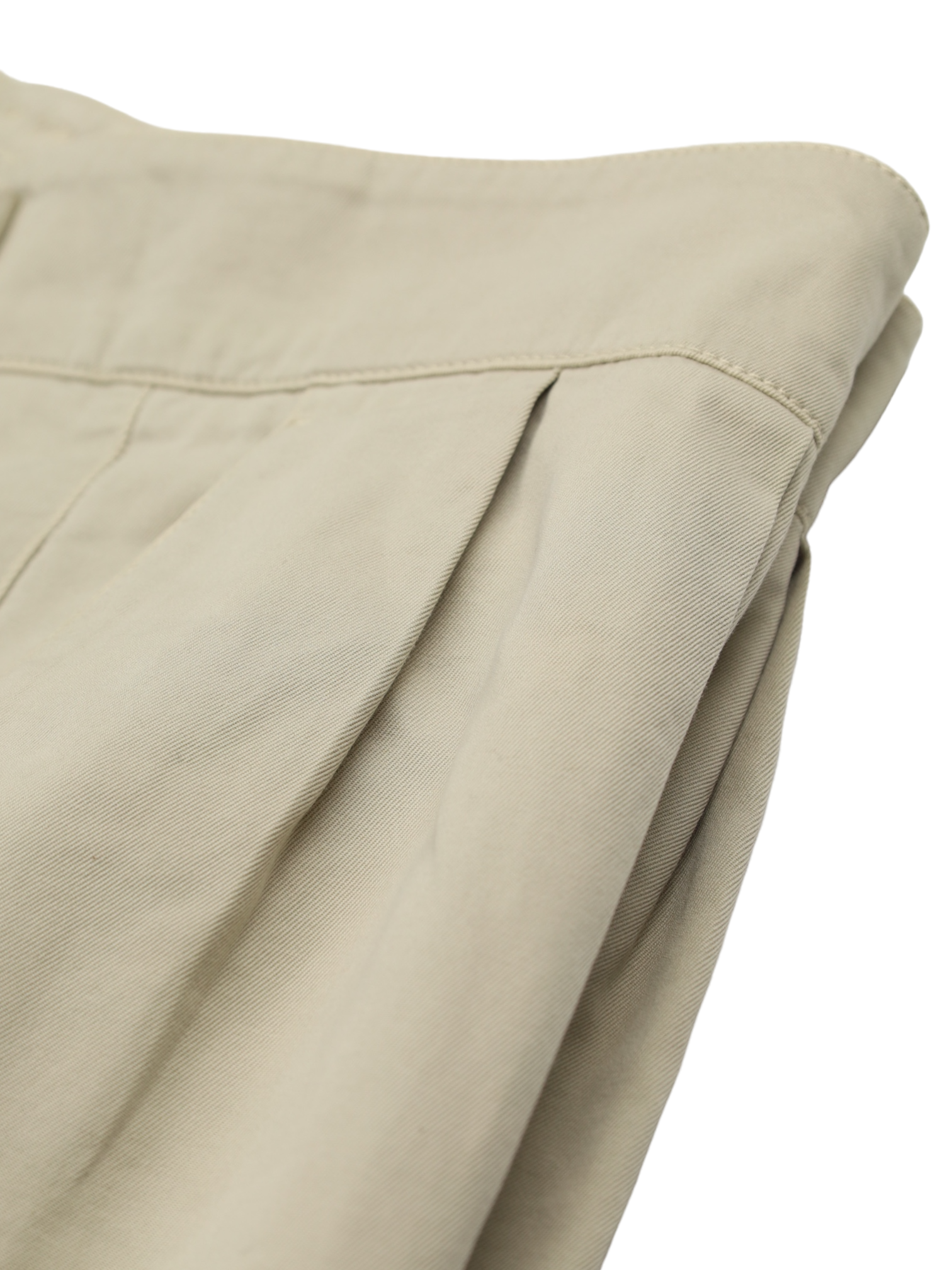 Rubinacci Beige Cotton Manny Gurkha Trousers