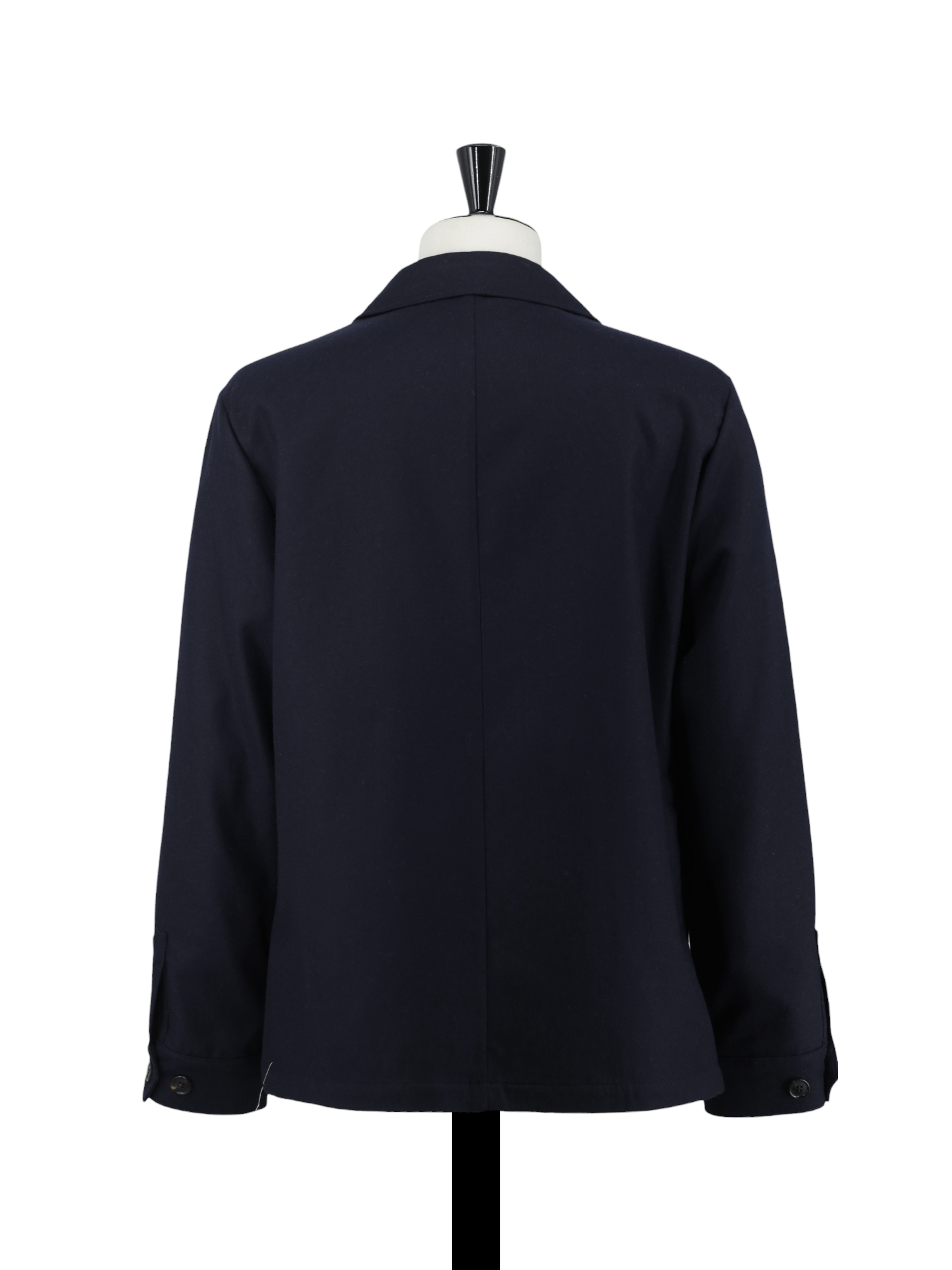 Corneliani Navy Wool & Silk Sportswear-Overshirt Jacket