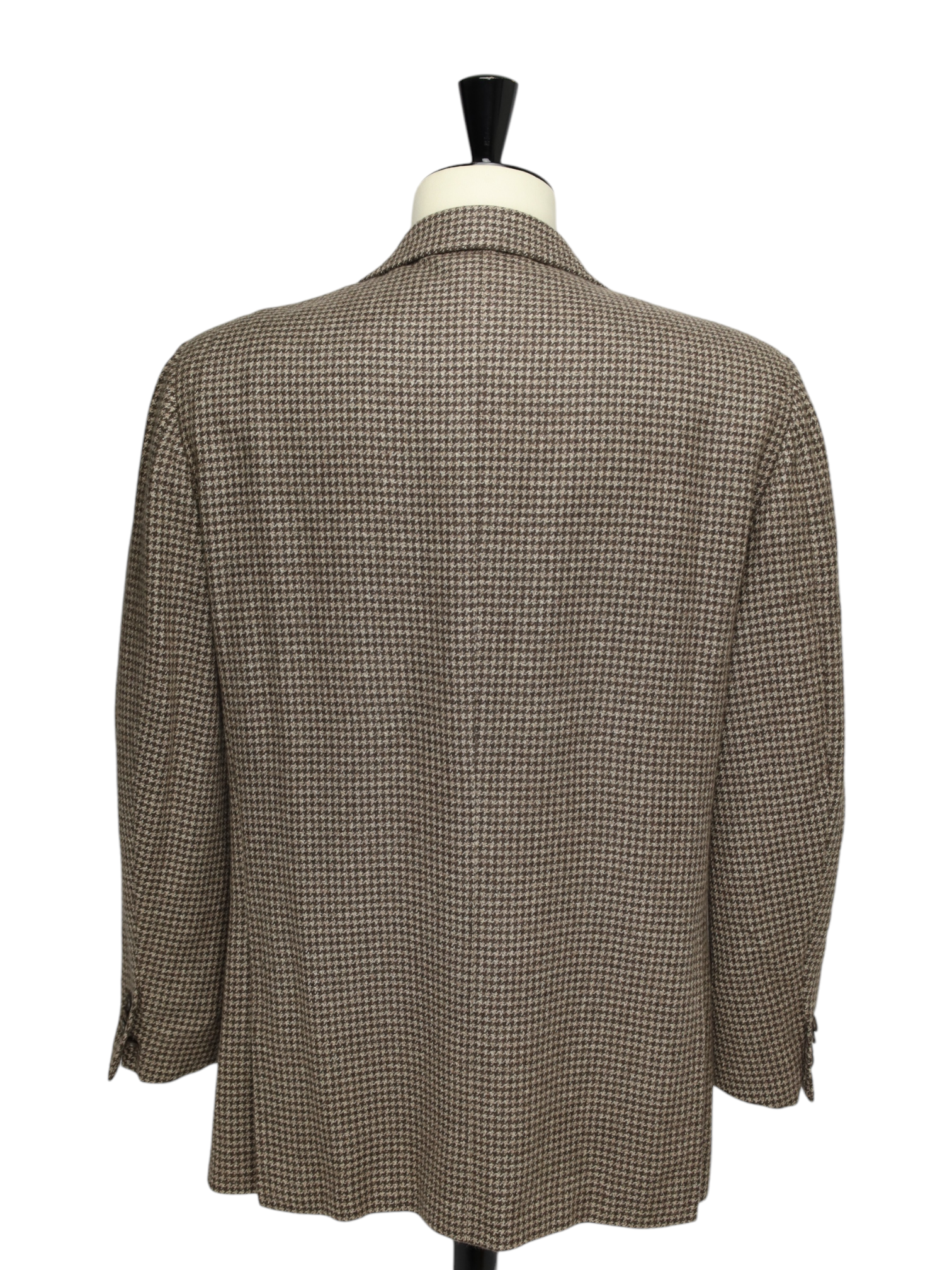 Cesare Attolini Brown Pied de Poule Cashmere Jacket