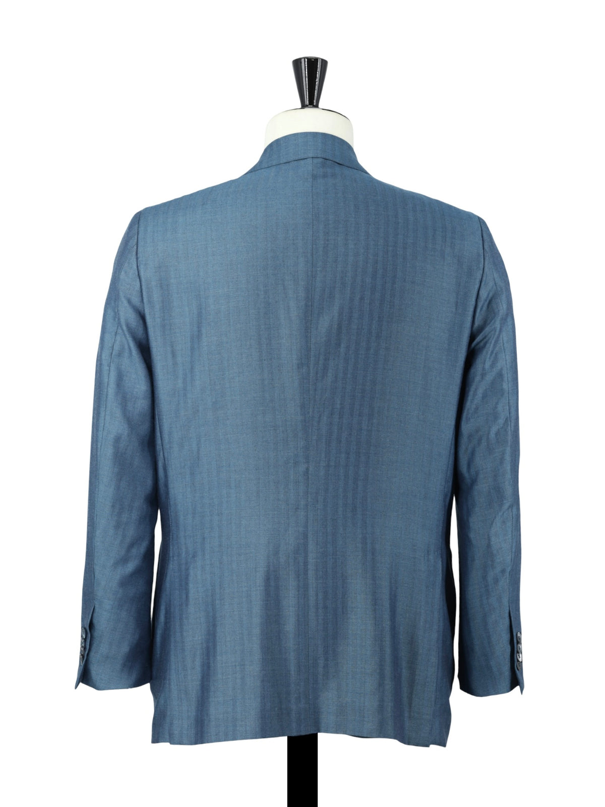 Ermenegildo Zegna Petrol Cashmere & Silk Herringbone "Capri" Jacket