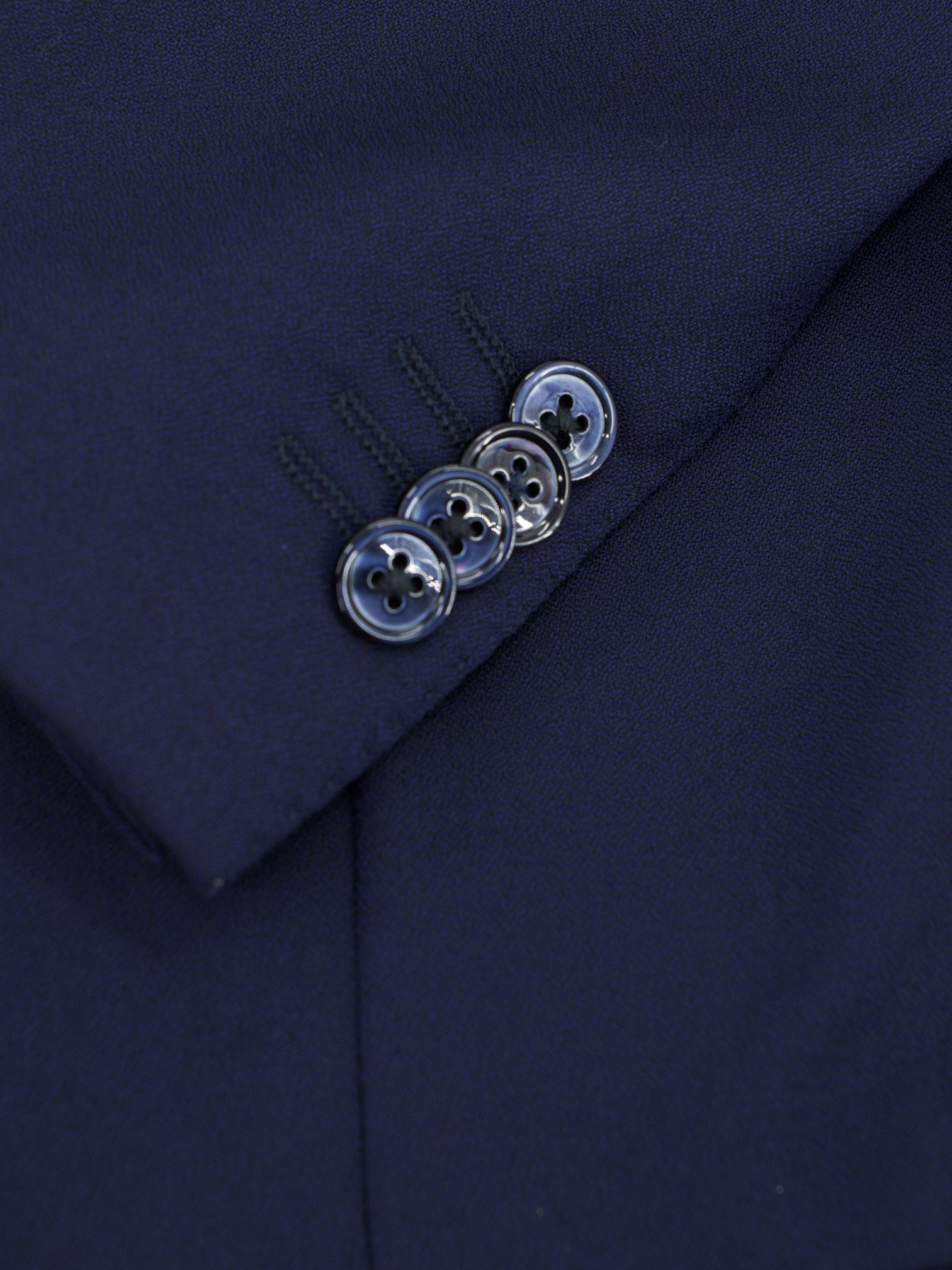 Corneliani Dark Blue 3-Piece Super 120's Wool Wedding Suit