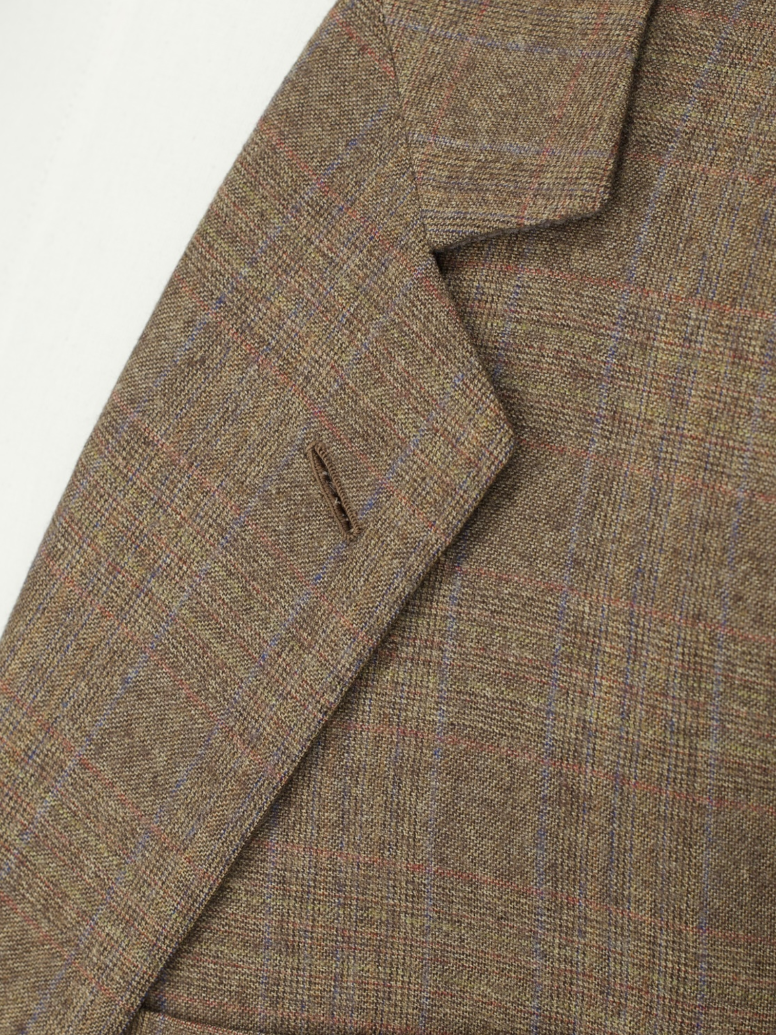 Brioni Brown Vintage Roman-Style Checkered Traiano Suit