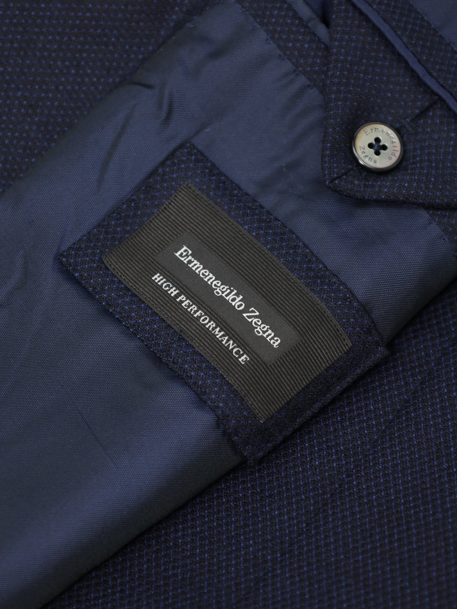 Ermenegildo Zegna Navy Milano Easy Jacket