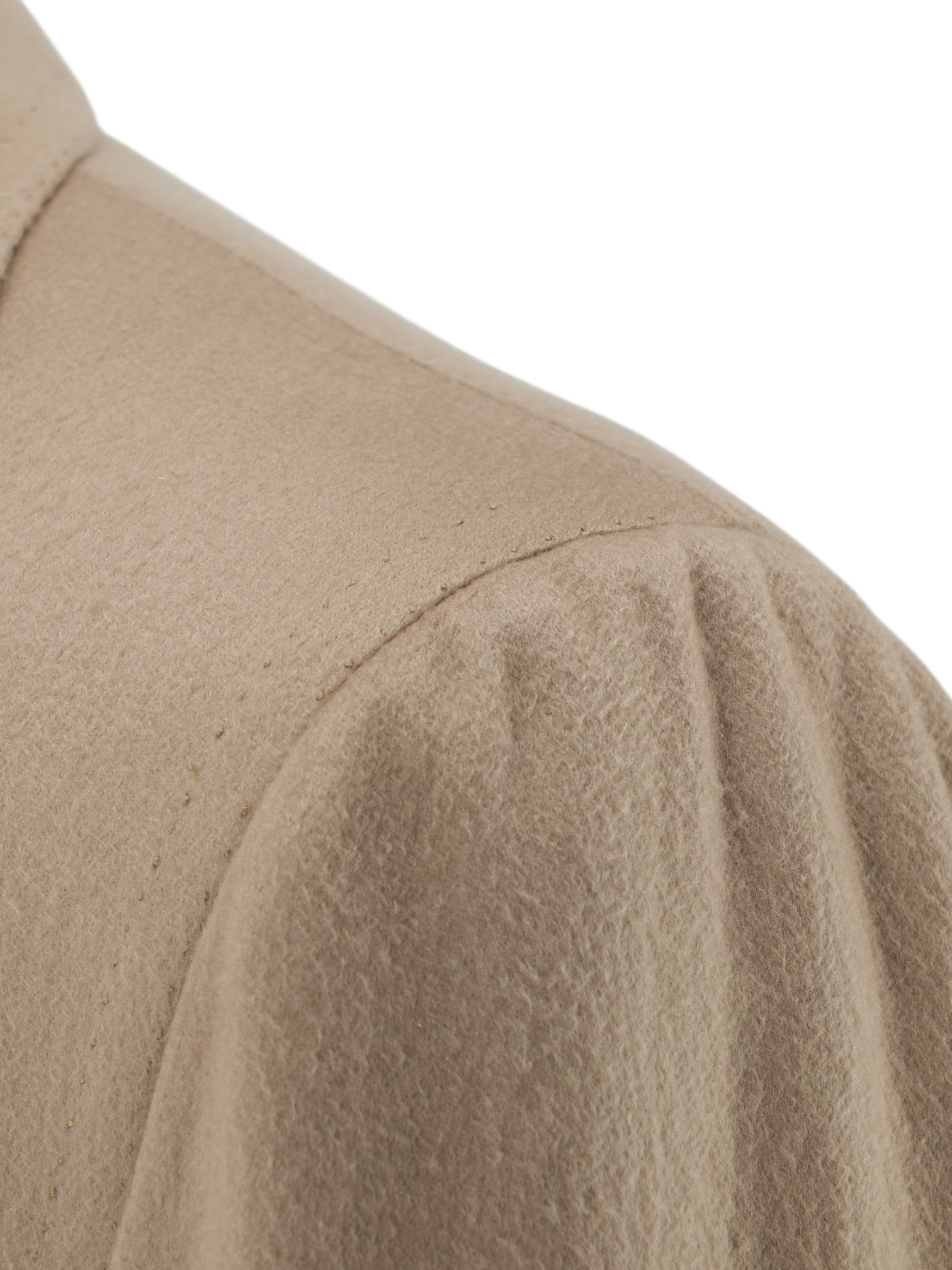 Cesare Attolini Camel Brown Pure Cashmere Sartorial Overcoat