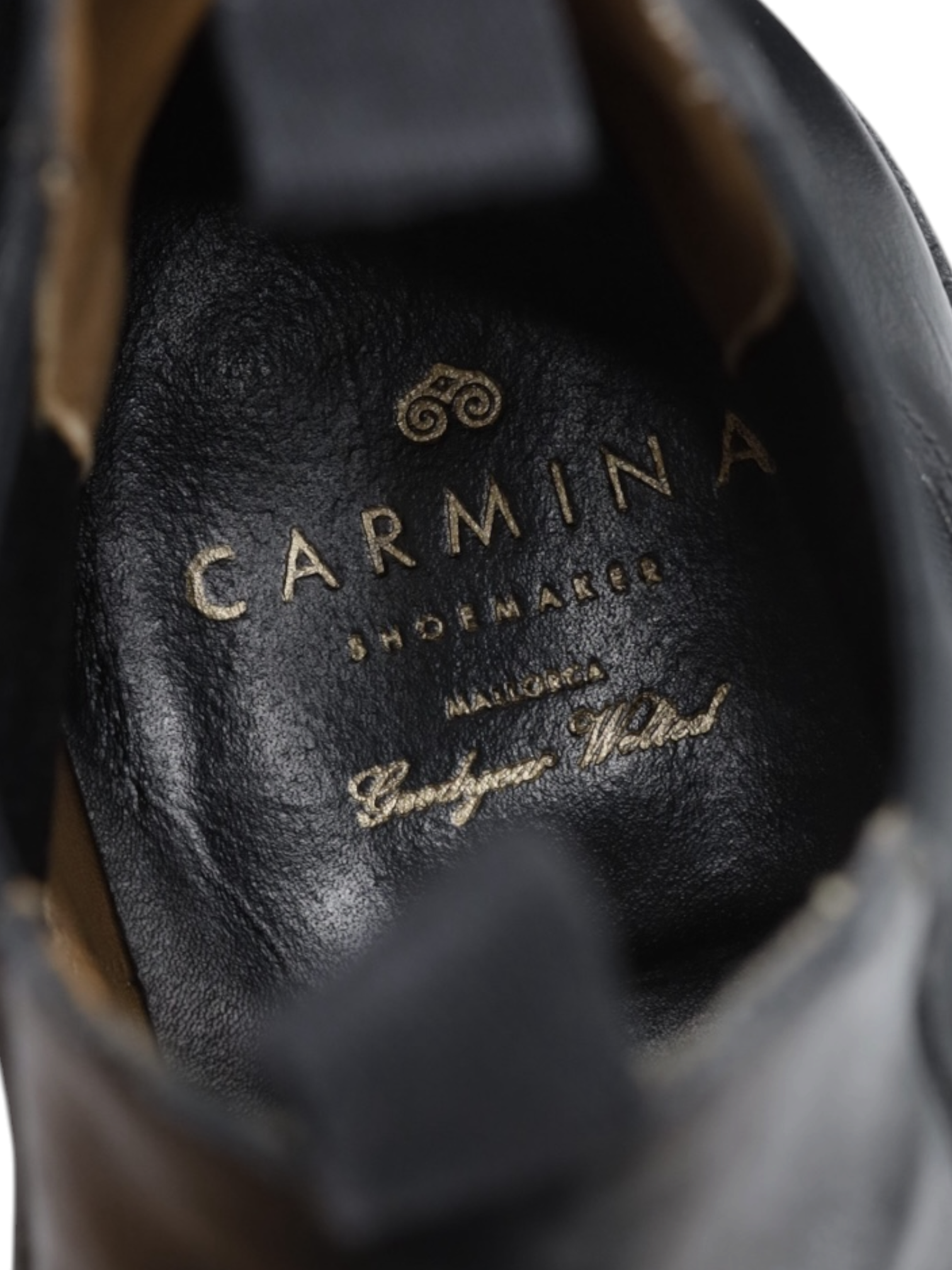 Carmina Black Funchal-Leather Commando-Sole Llubu Chelsea Boot