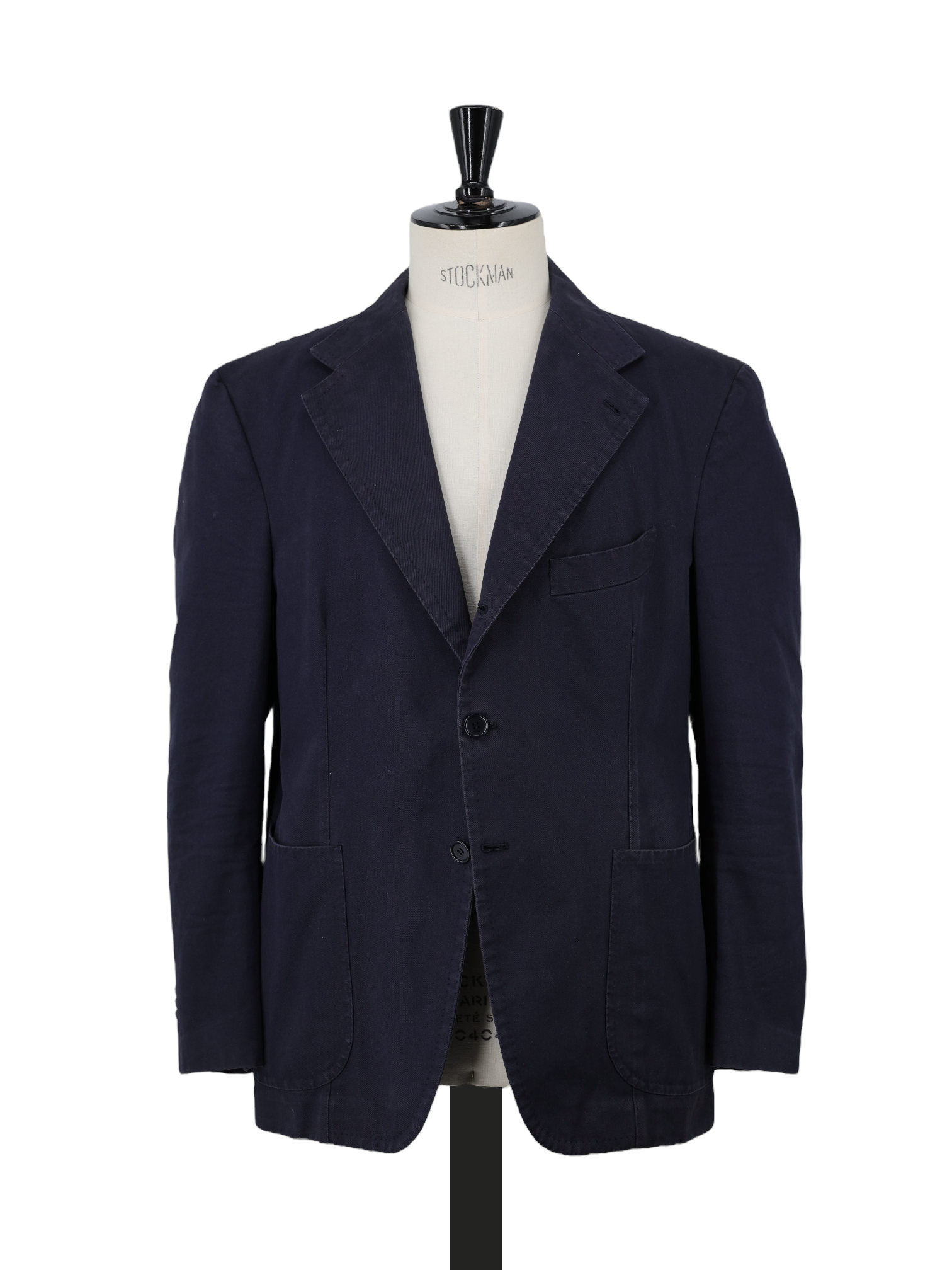 Sartoria Formosa x Ambrosi Navy Heavy-Cotton Twill Neapolitan Suit