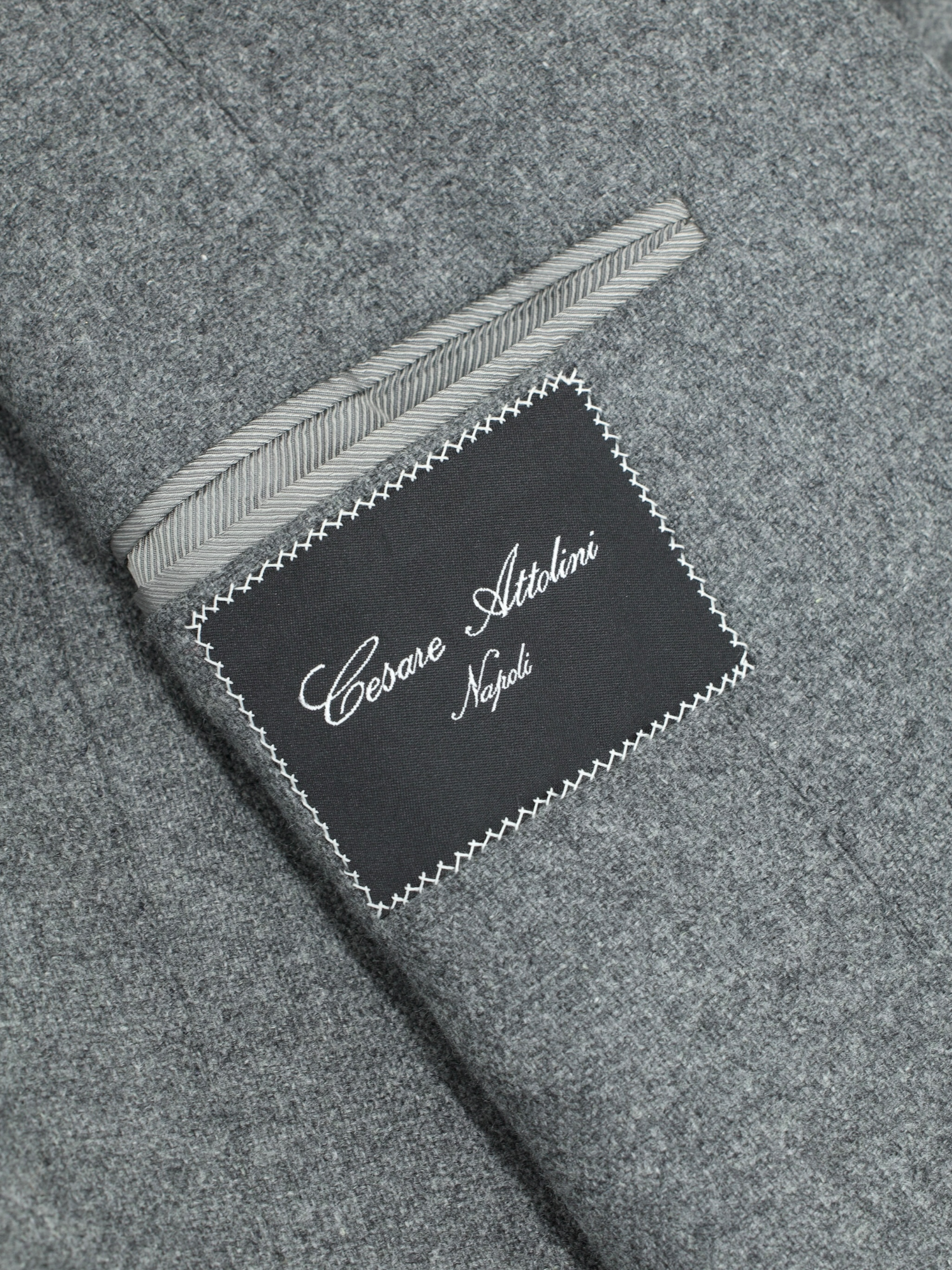 Cesare Attolini Grey Pure Cashmere Unlined Sartorial Jacket