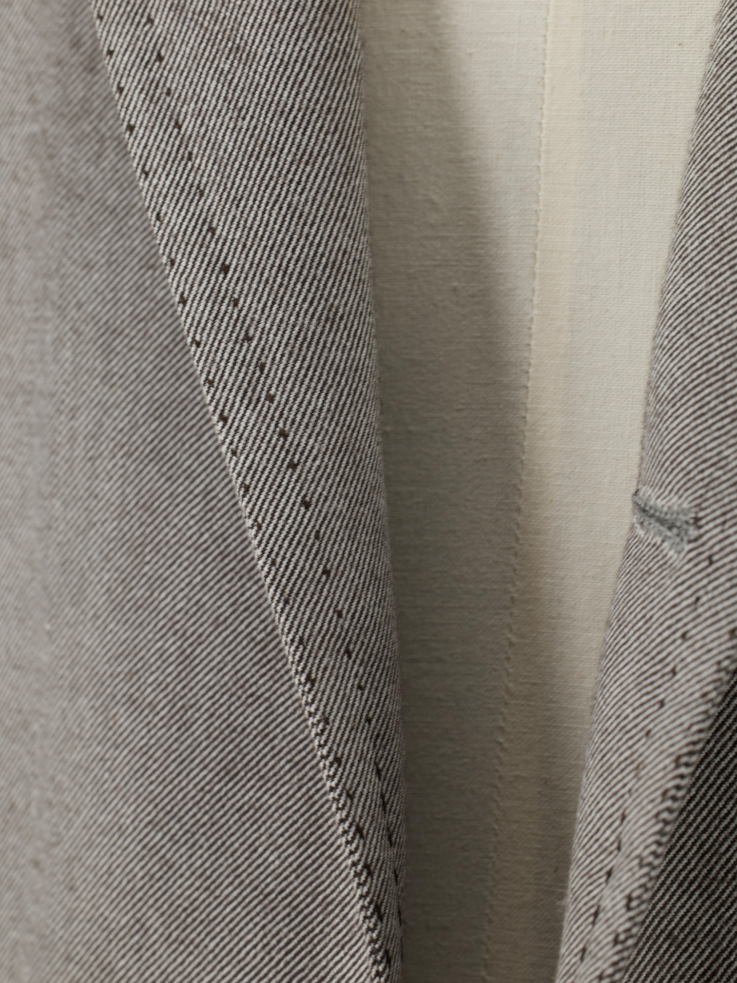 Cesare Attolini Taupe Super 140's Twill Jacket