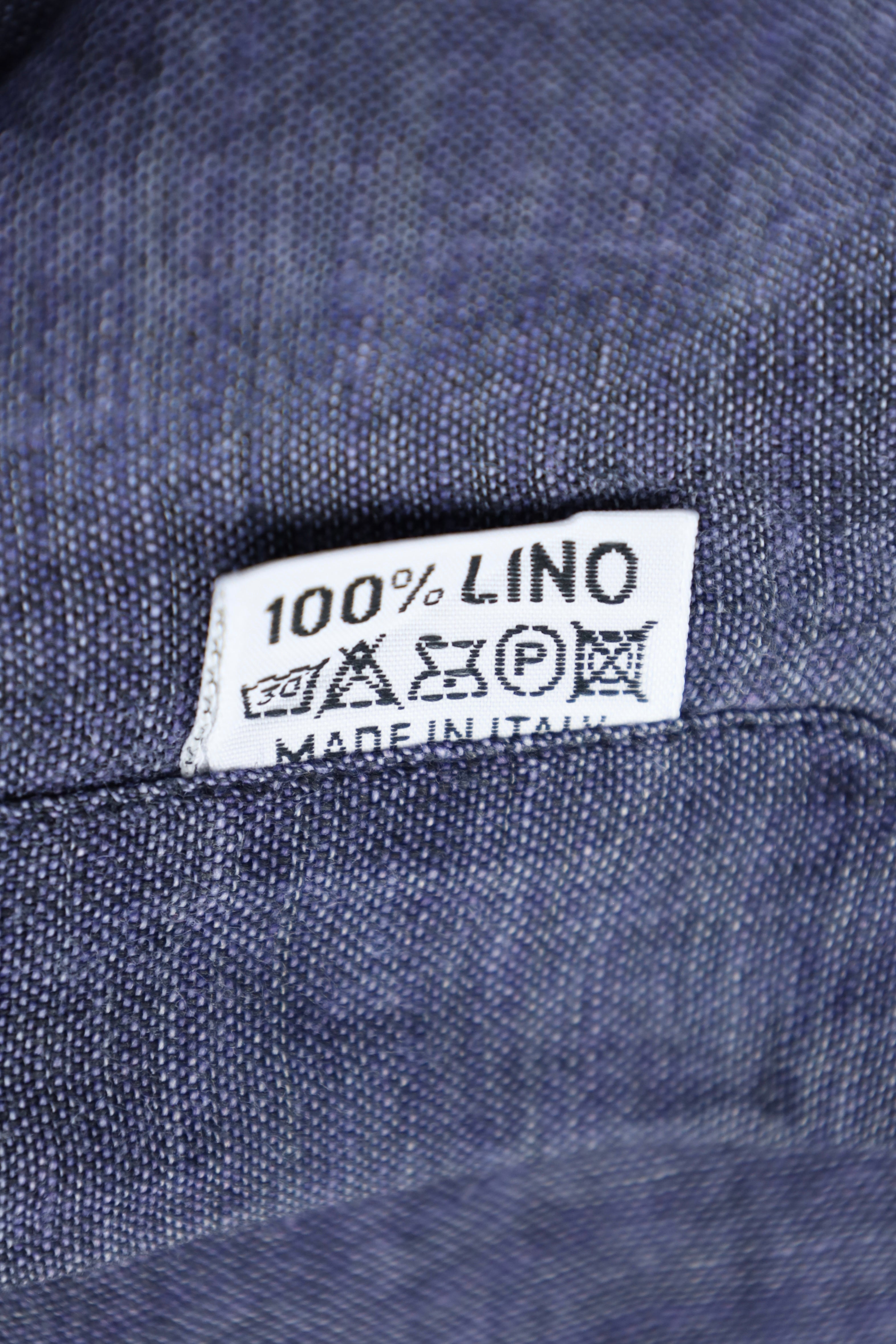 Finamore Stone Grey Linen Shirt