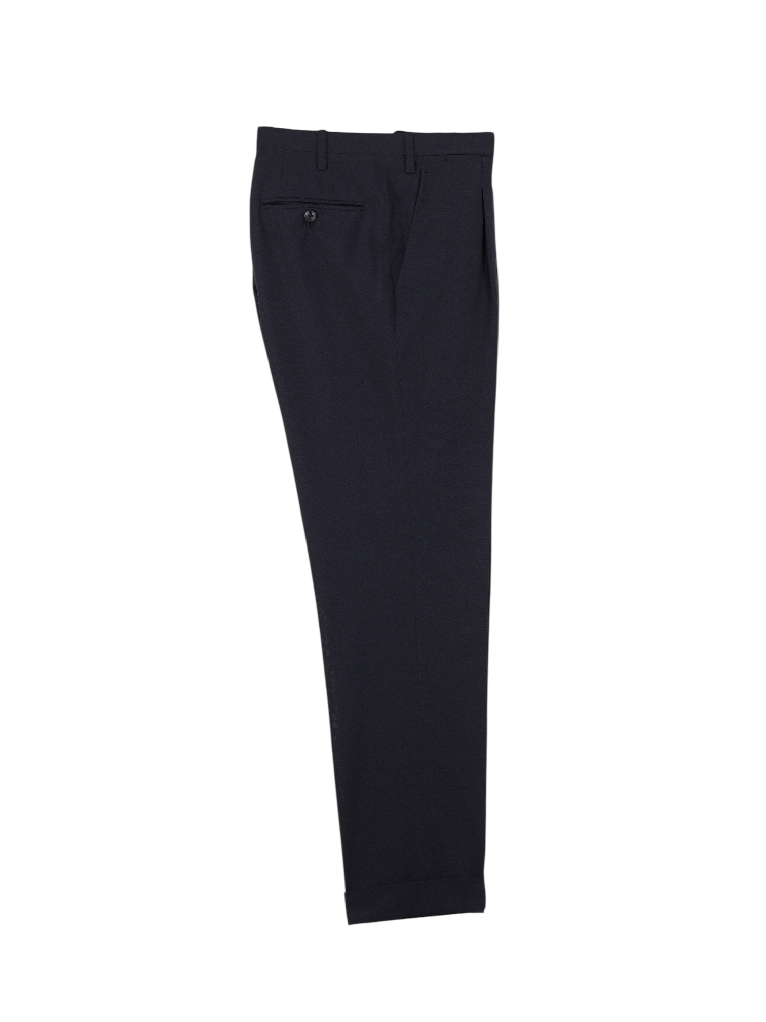 Kiton Deep Navy Cool-Wool Plain Weave Suit