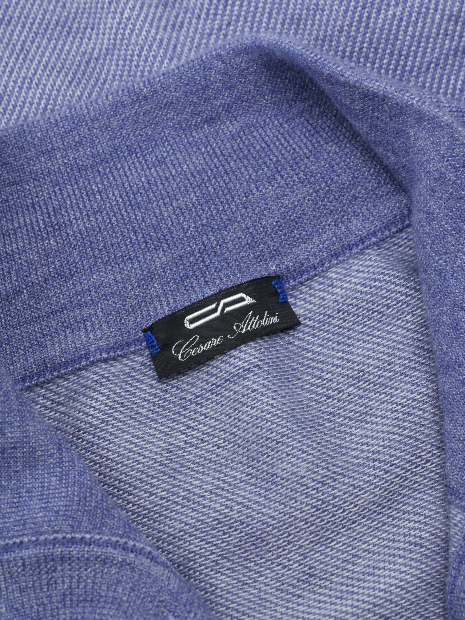 Cesare Attolini Periwinkle Blue Cashmere & Silk Cardigan