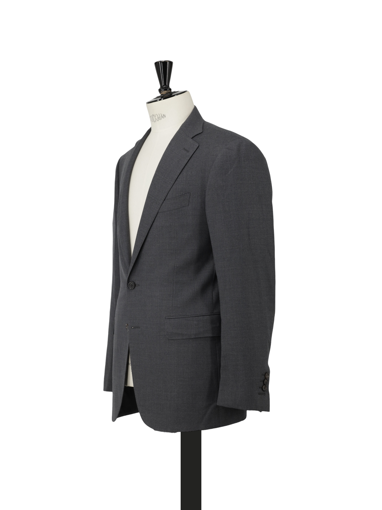 Canali Dark Grey "Impeccabile" Wool Twill Suit