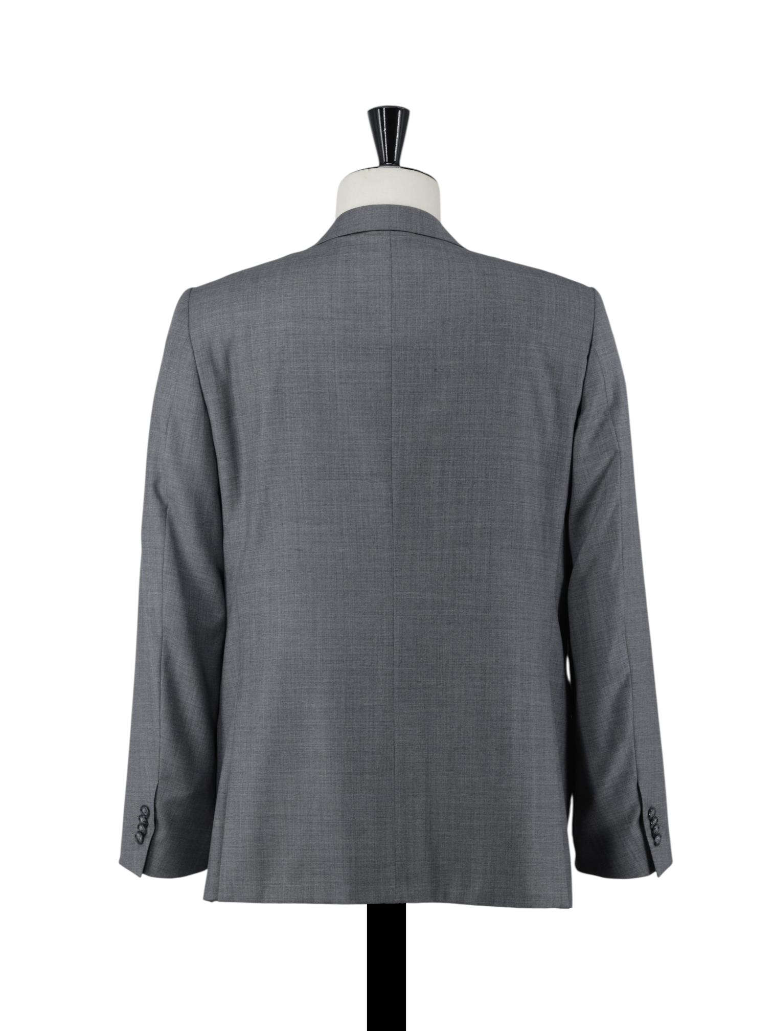 Corneliani Grey Fine-Wool Sharkskin Leader Suit