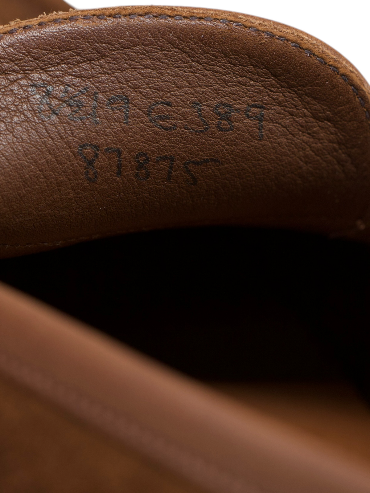 Edward Green Brown Baby-Calf Suede Portland Unlined Tassel Loafer