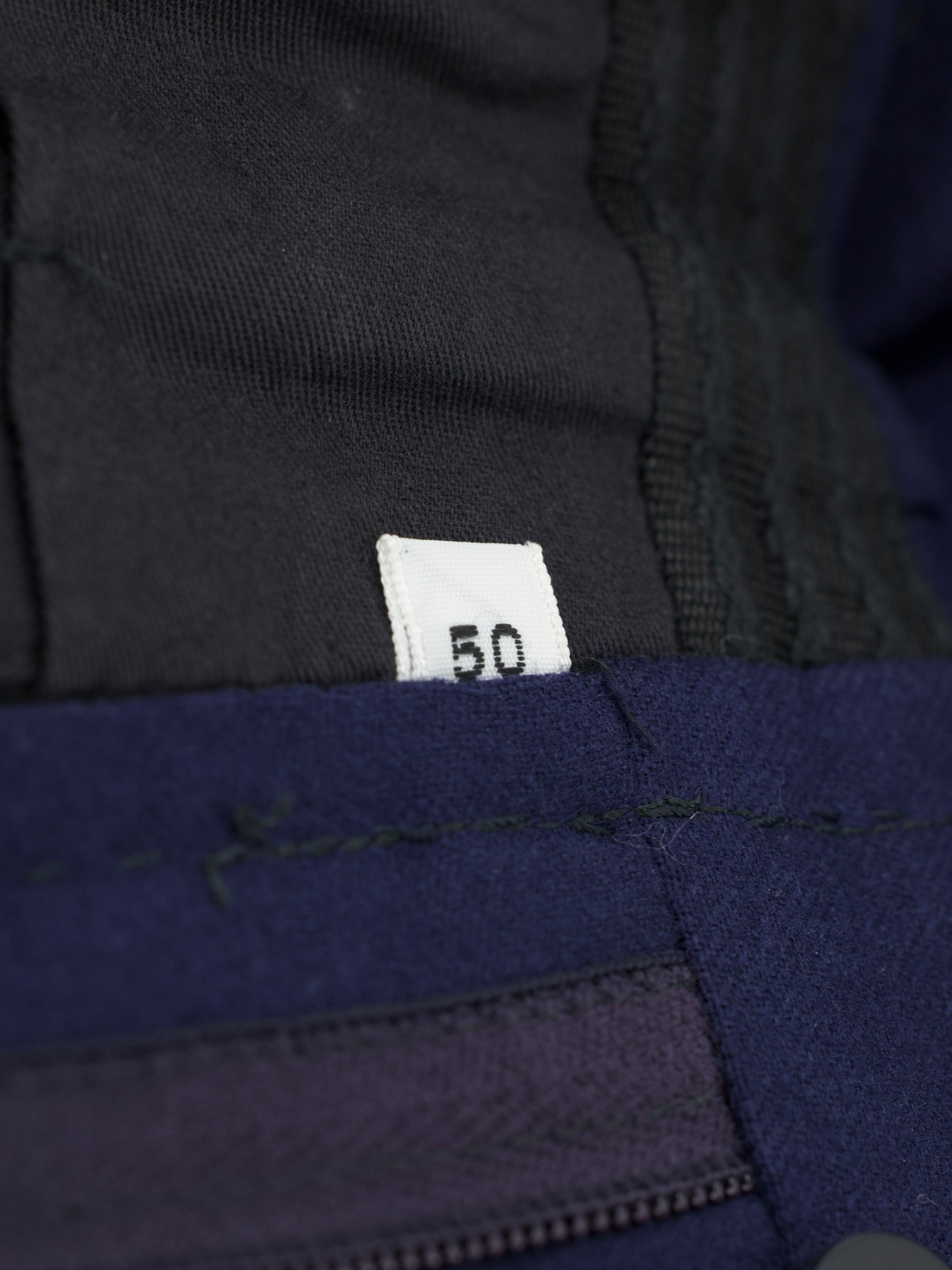 Kiton Dark Blue Heavyweight Brushed-Wool Sartorial Trousers