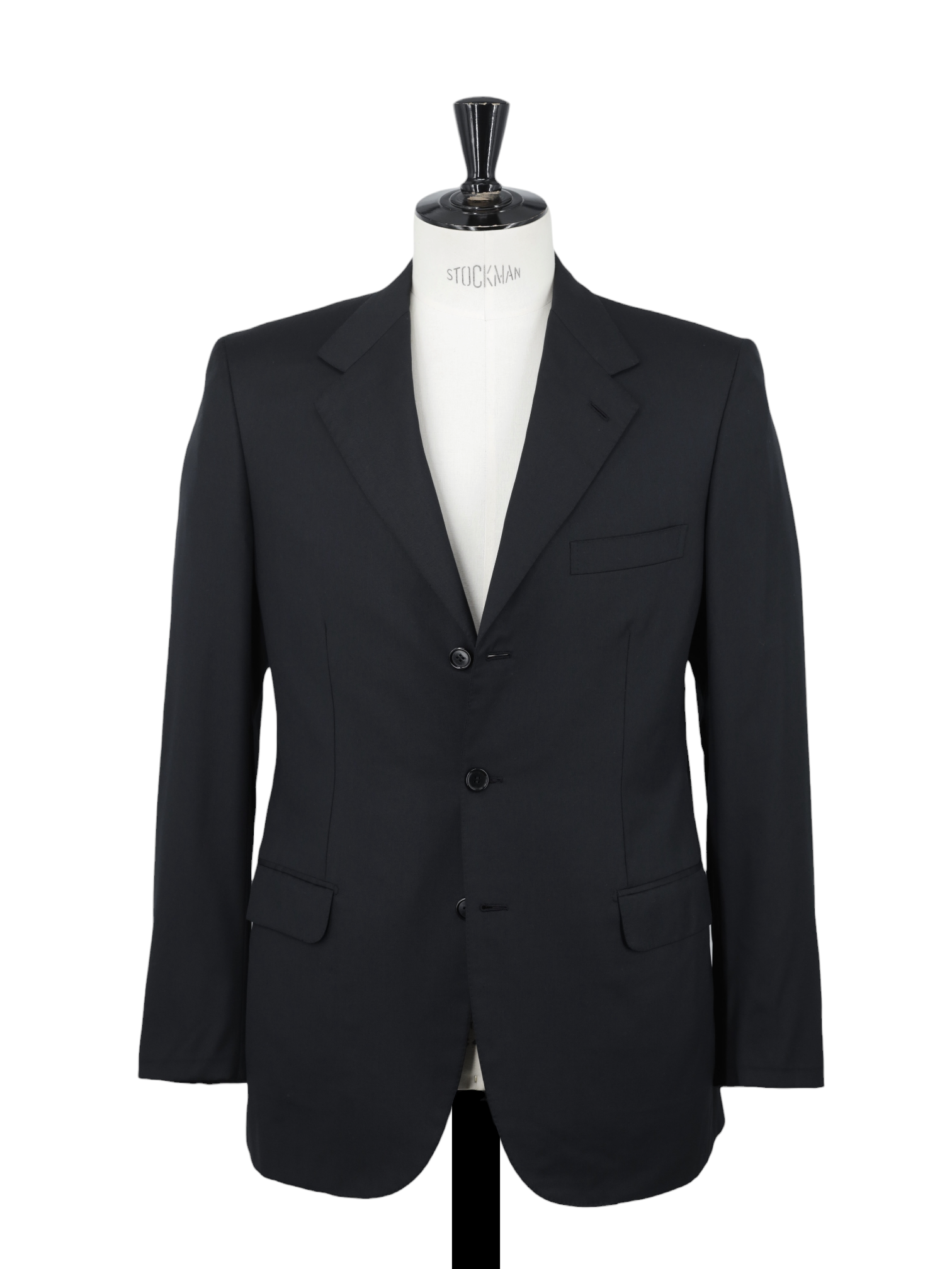 Brioni Black Cashmere & Silk Pinpoint Senato Suit