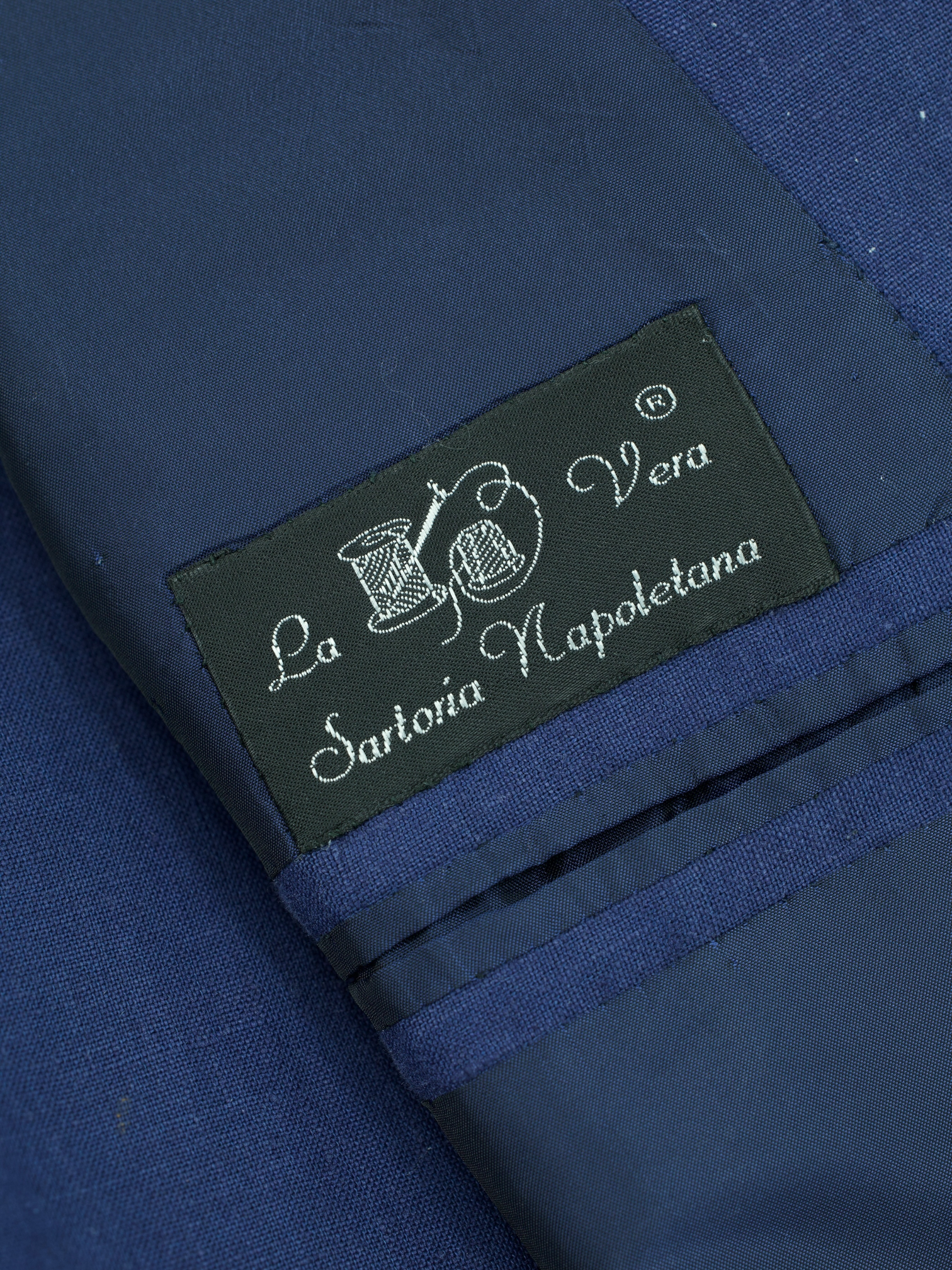 Orazio Luciano Cobalt Blue Pure Linen Summer Suit