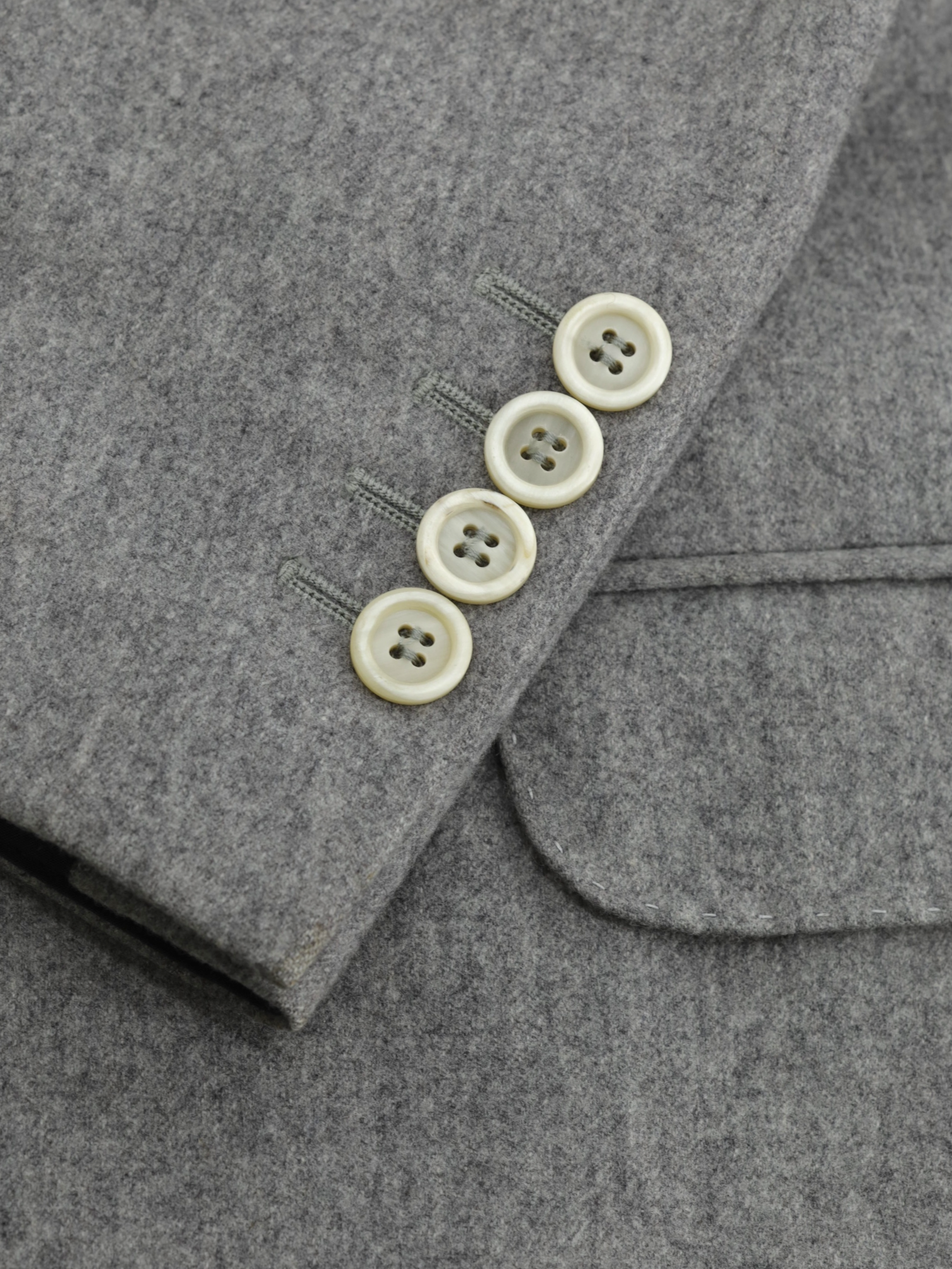 Brunello Cucinelli Grey Wool & Cashmere Countryside Jacket