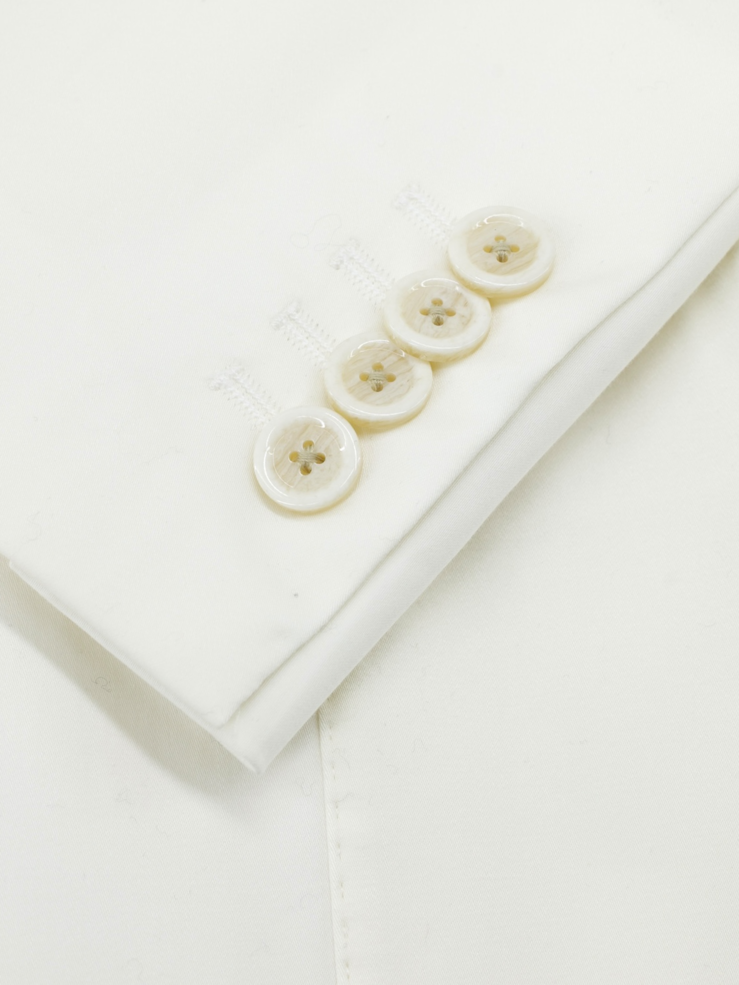 Lardini White Soft Cotton-Stretch Summer Jacket