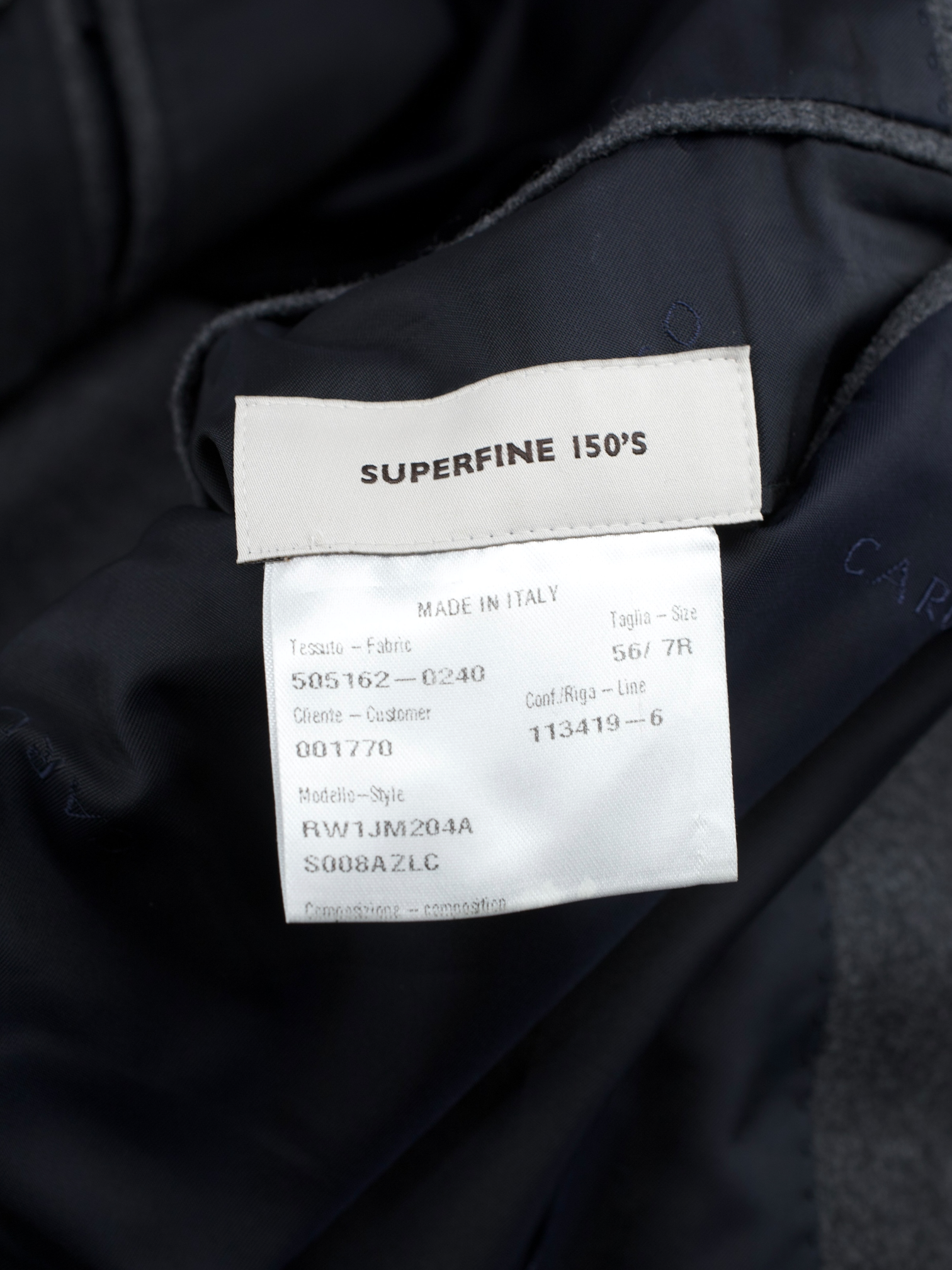 Caruso Grey Super 150's Wool-Flannel Jacket