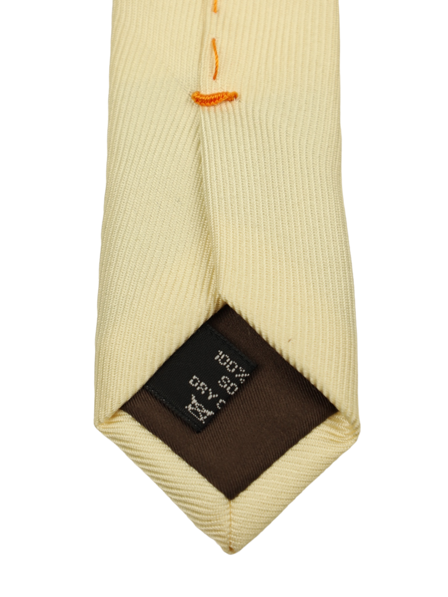Cesare Attolini Ecru Silk Wedding Tie