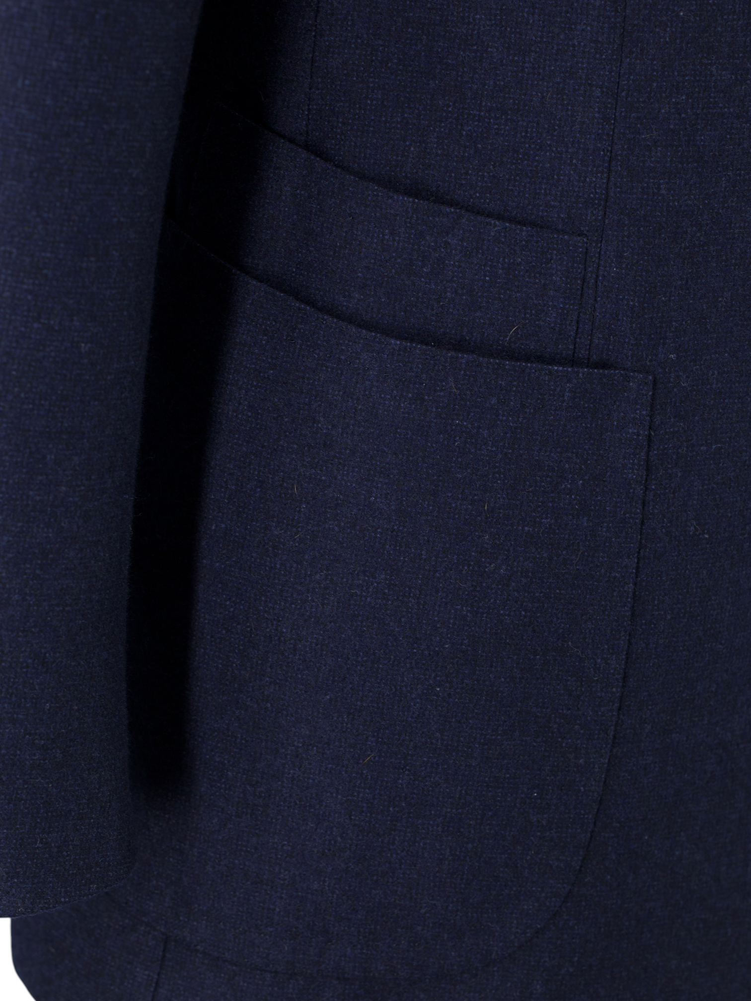 Cesare Attolini Navy Golden-Bale Merino Wool Blazer Jacket