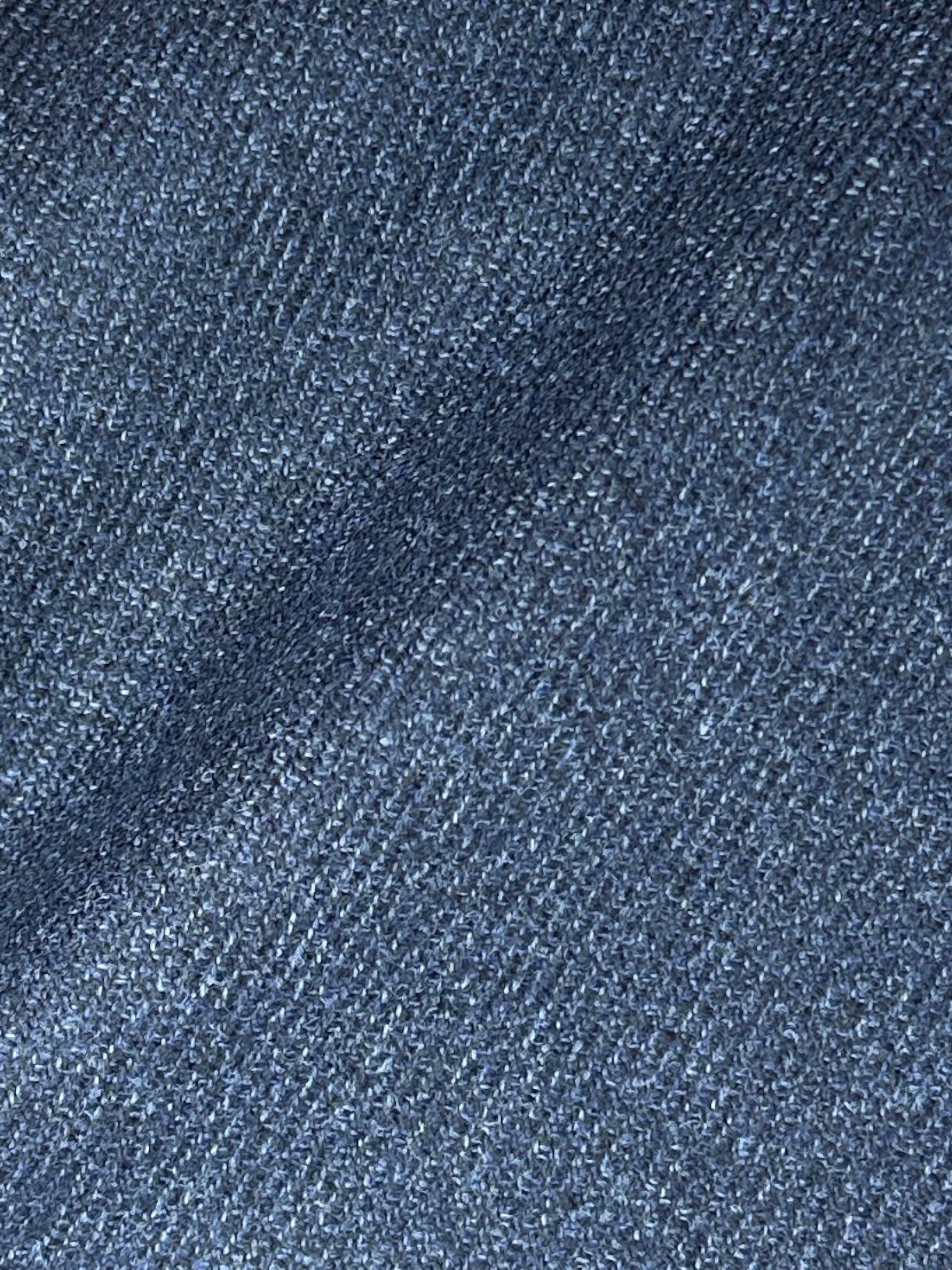 Cesare Attolini Blue Twill Wool & Silk Jacket