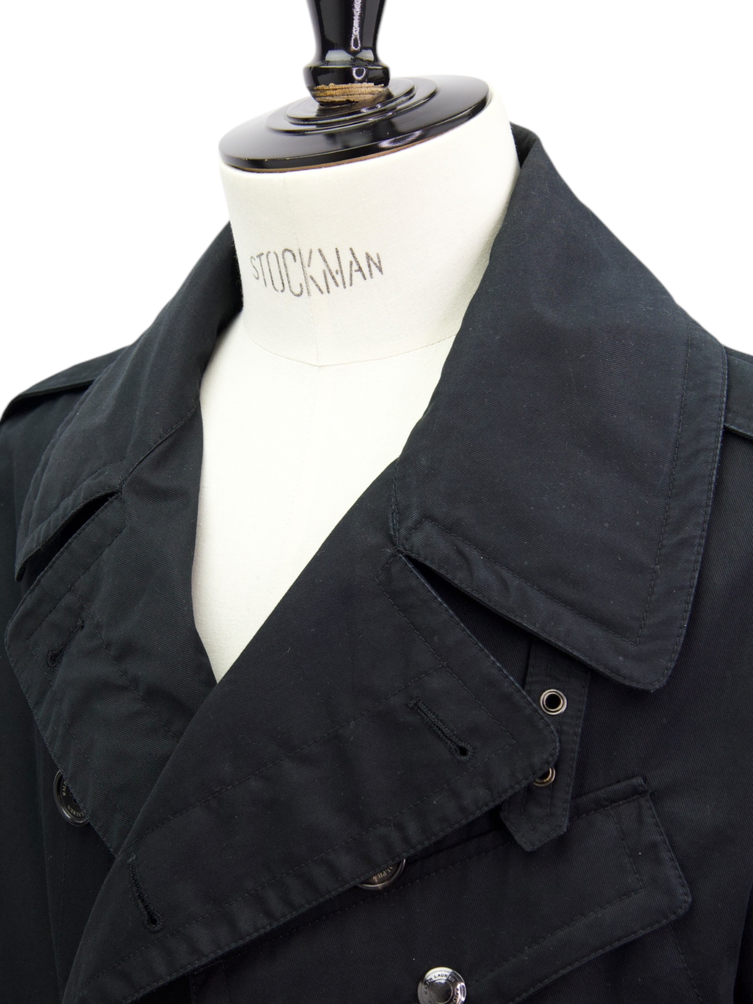 Ralph Lauren Purple Label Black Cotton Field Jacket