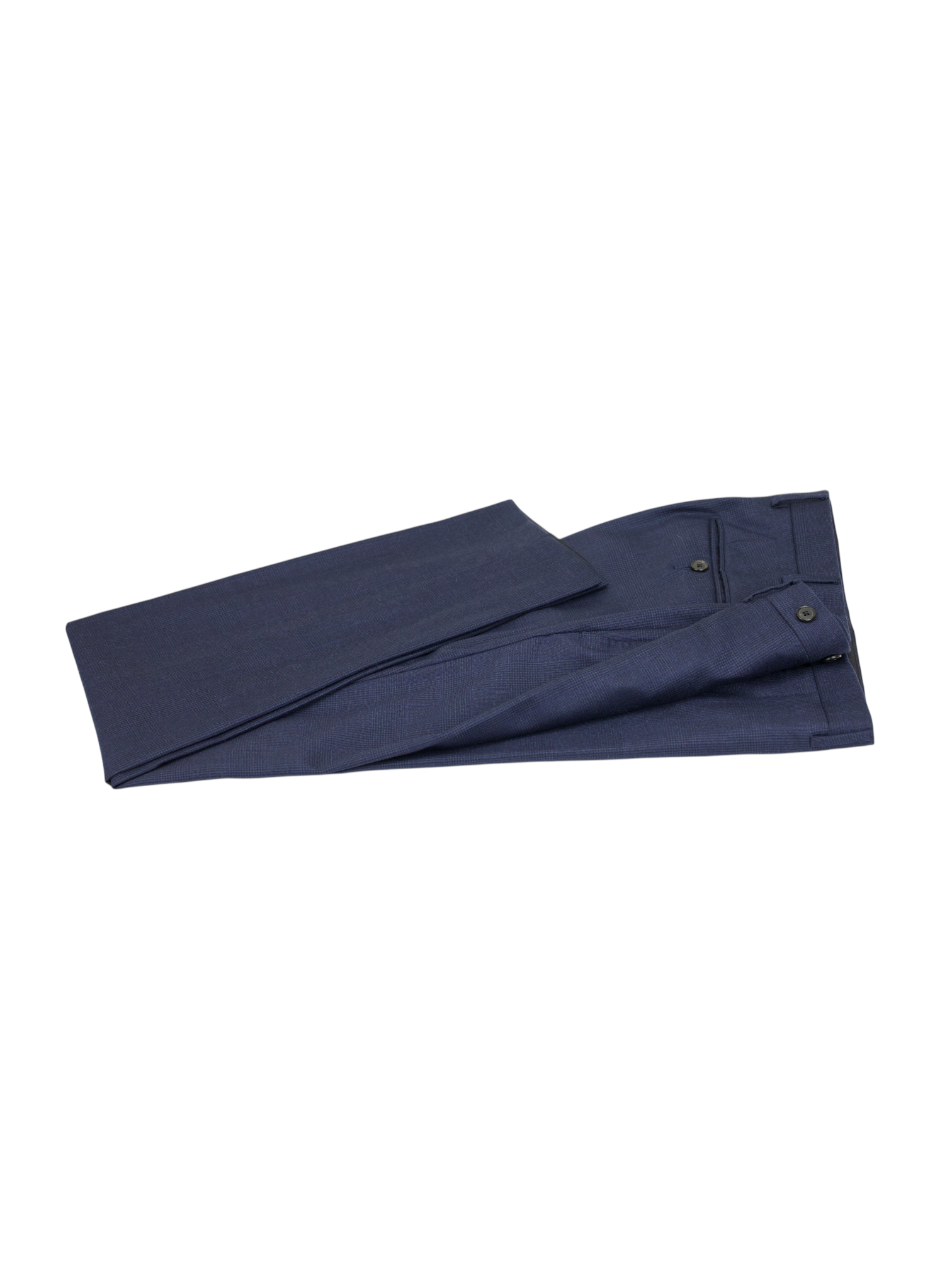 Corneliani Navy Wool & Cashmere Prince of Wales Suit