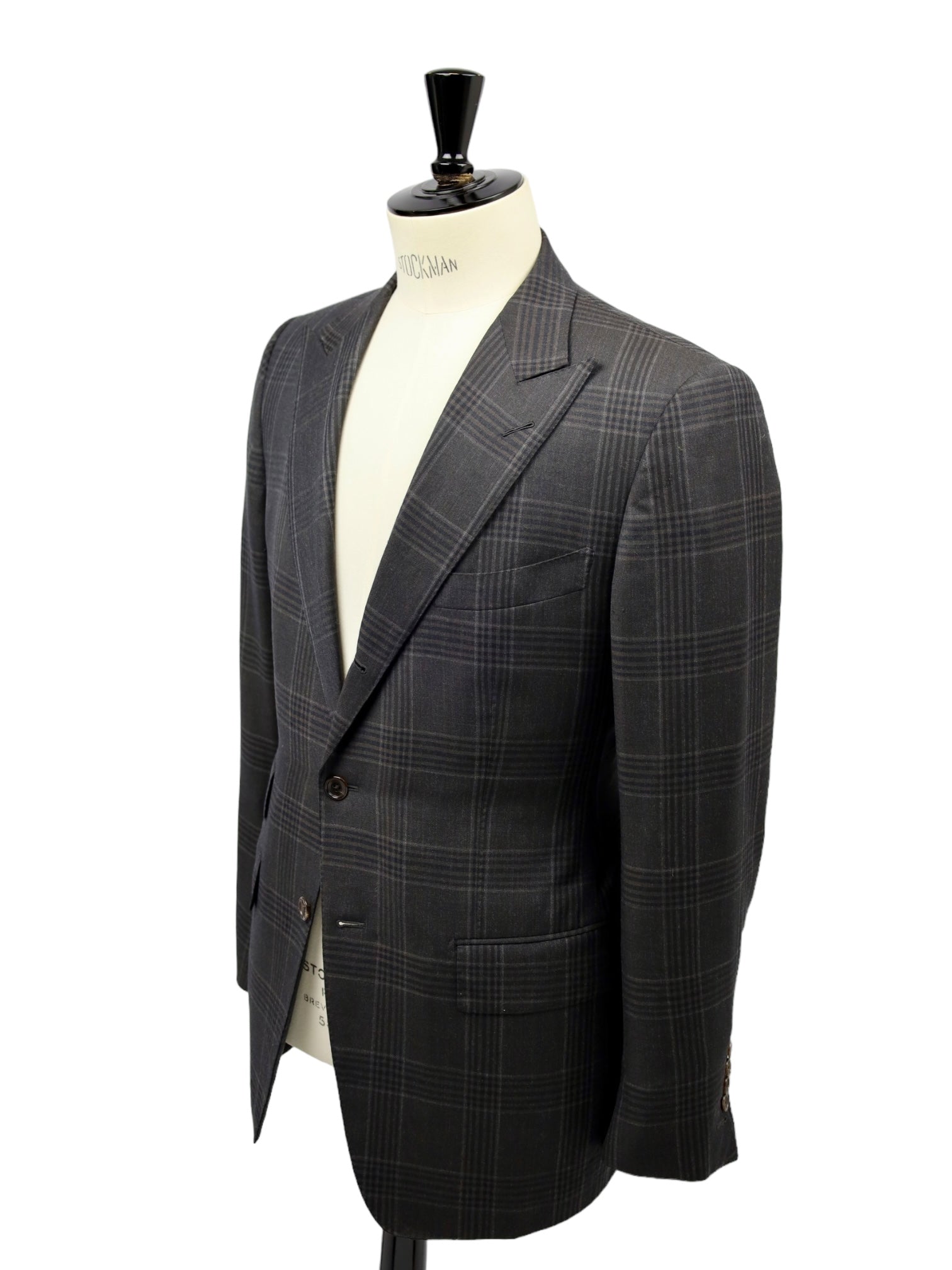 Tom Ford Dark Brown Glenplaid Suit