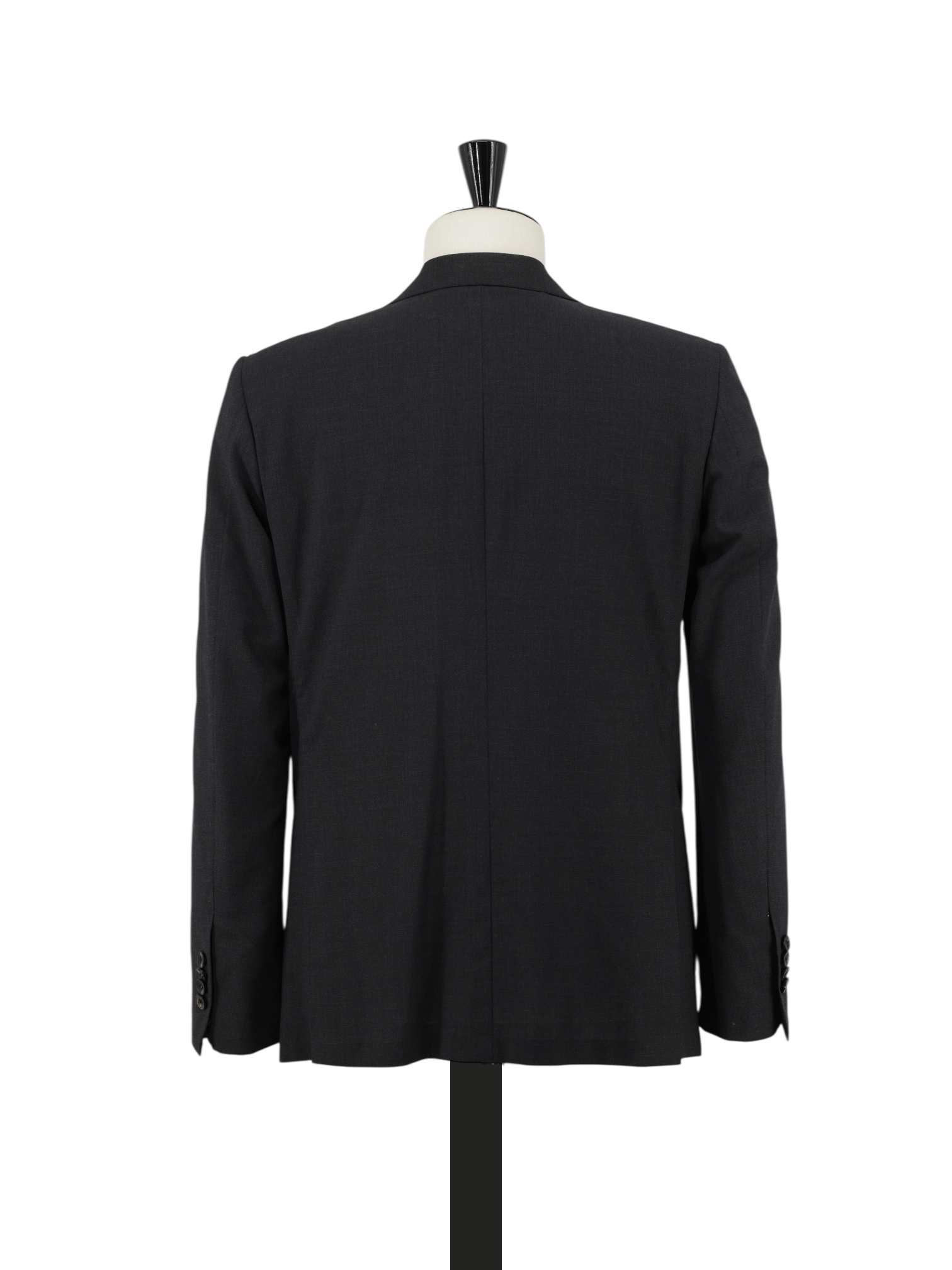 Kiton Anthracite Cool-Wool Neapolitan Double Breasted Suit