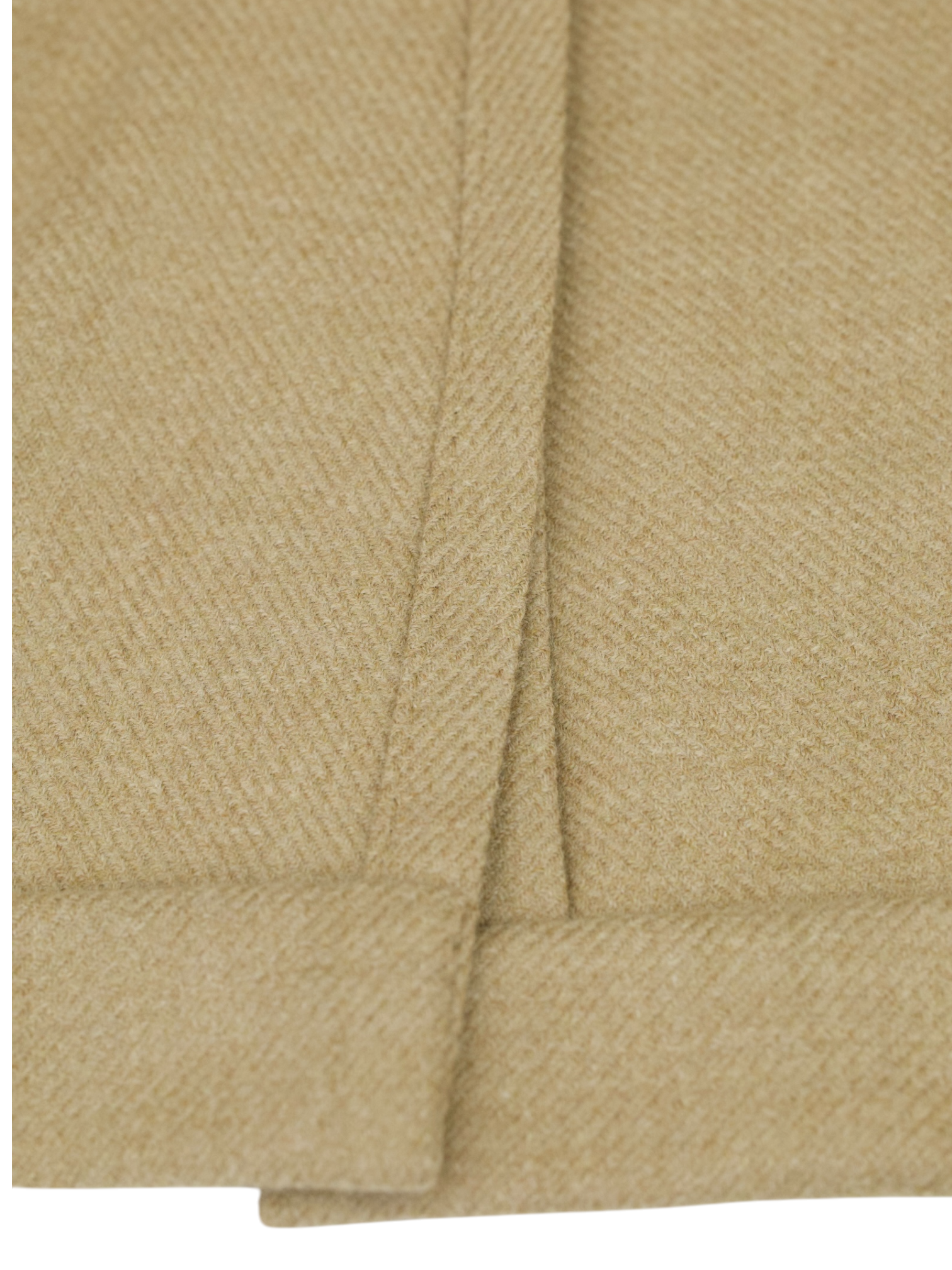 Isaia Camel Brown Wool & Cashmere Twill Jacket