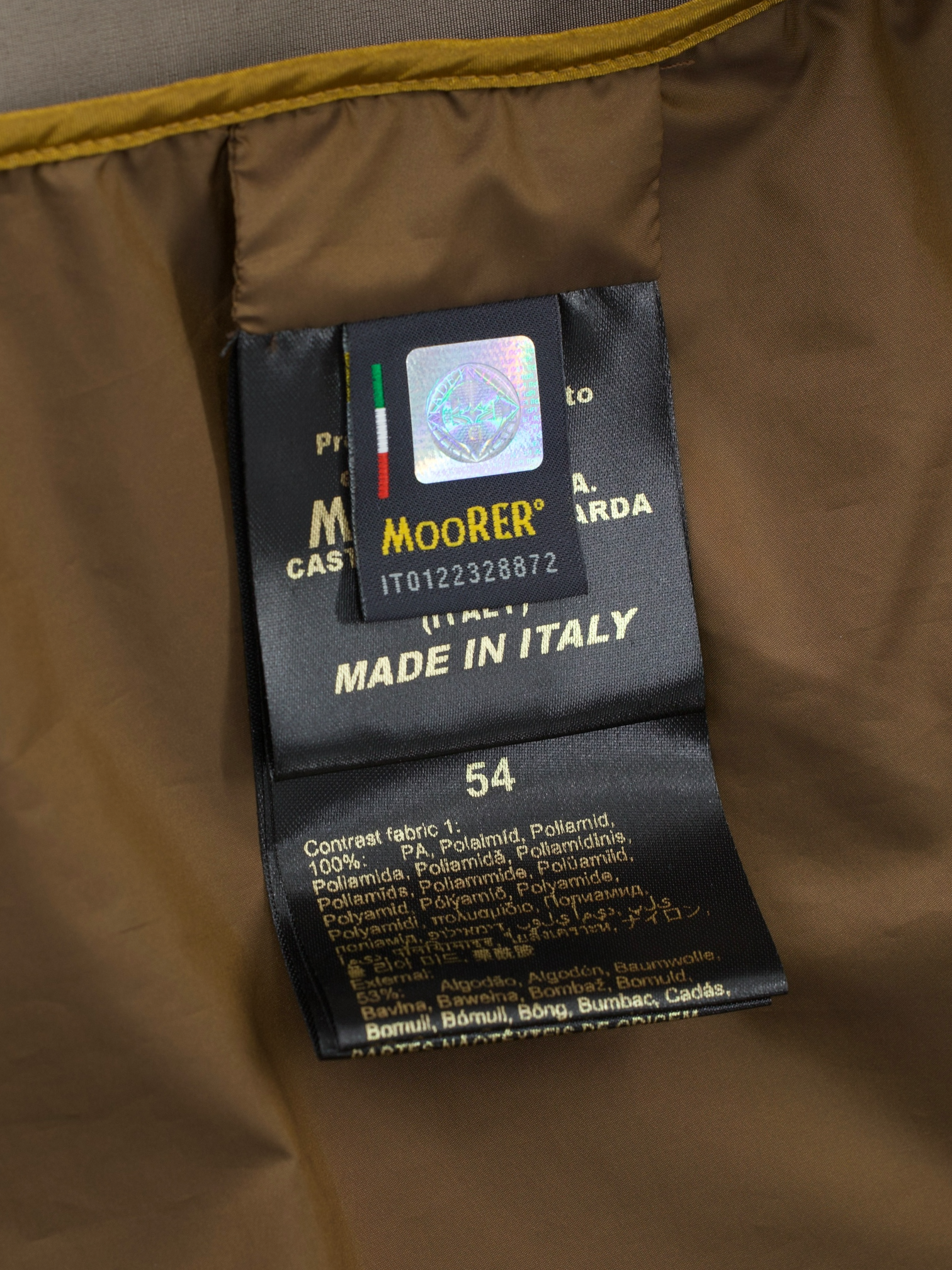 MooRER Greige Waterrepellent "Vittor-WM" Summer Overcoat